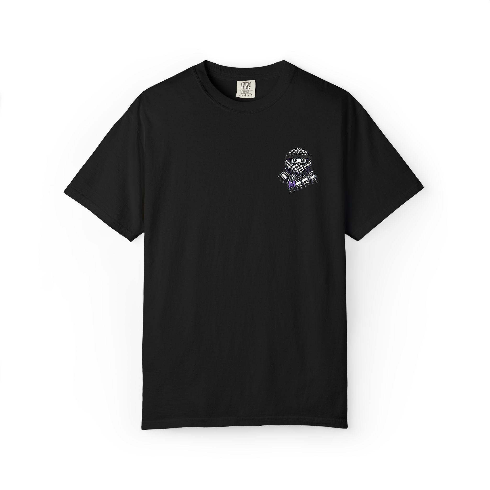 Embroidered Keffiyeh Buddy Comfort Colors® Tee — 6 Colors, S–4XL
