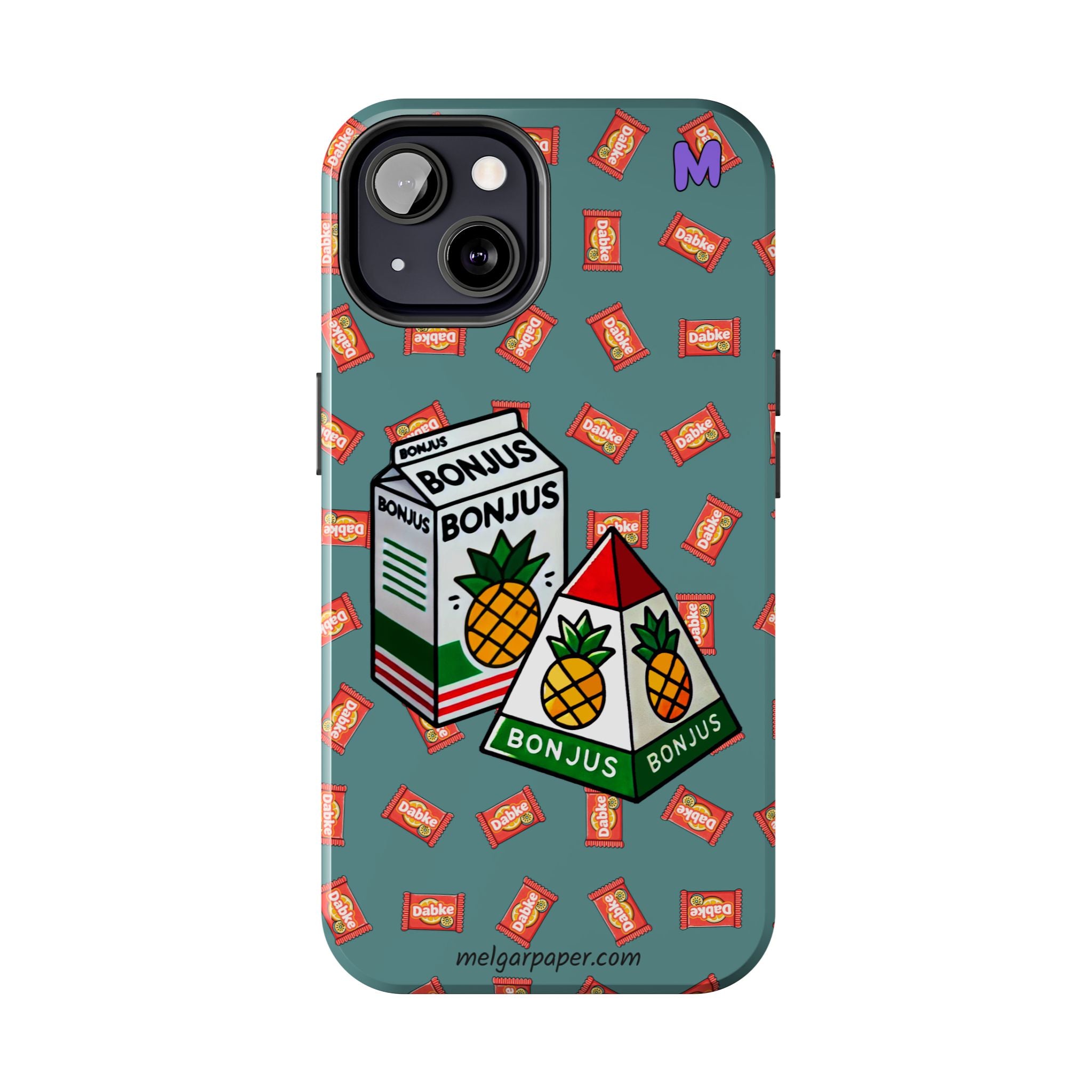 Tough Phone Case - Lebanese Pineapple Juice Design, Durable Protection