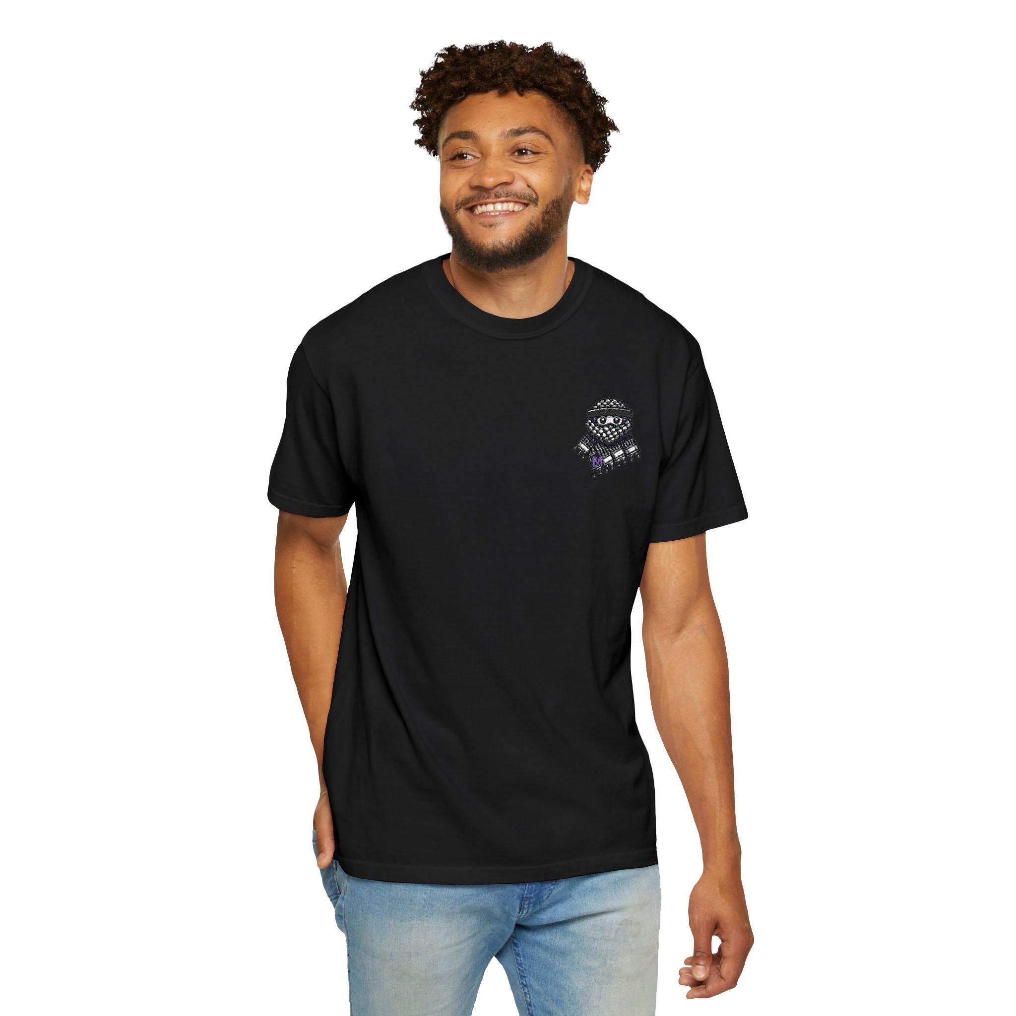 Embroidered Keffiyeh Buddy Comfort Colors® Tee — 6 Colors, S–4XL