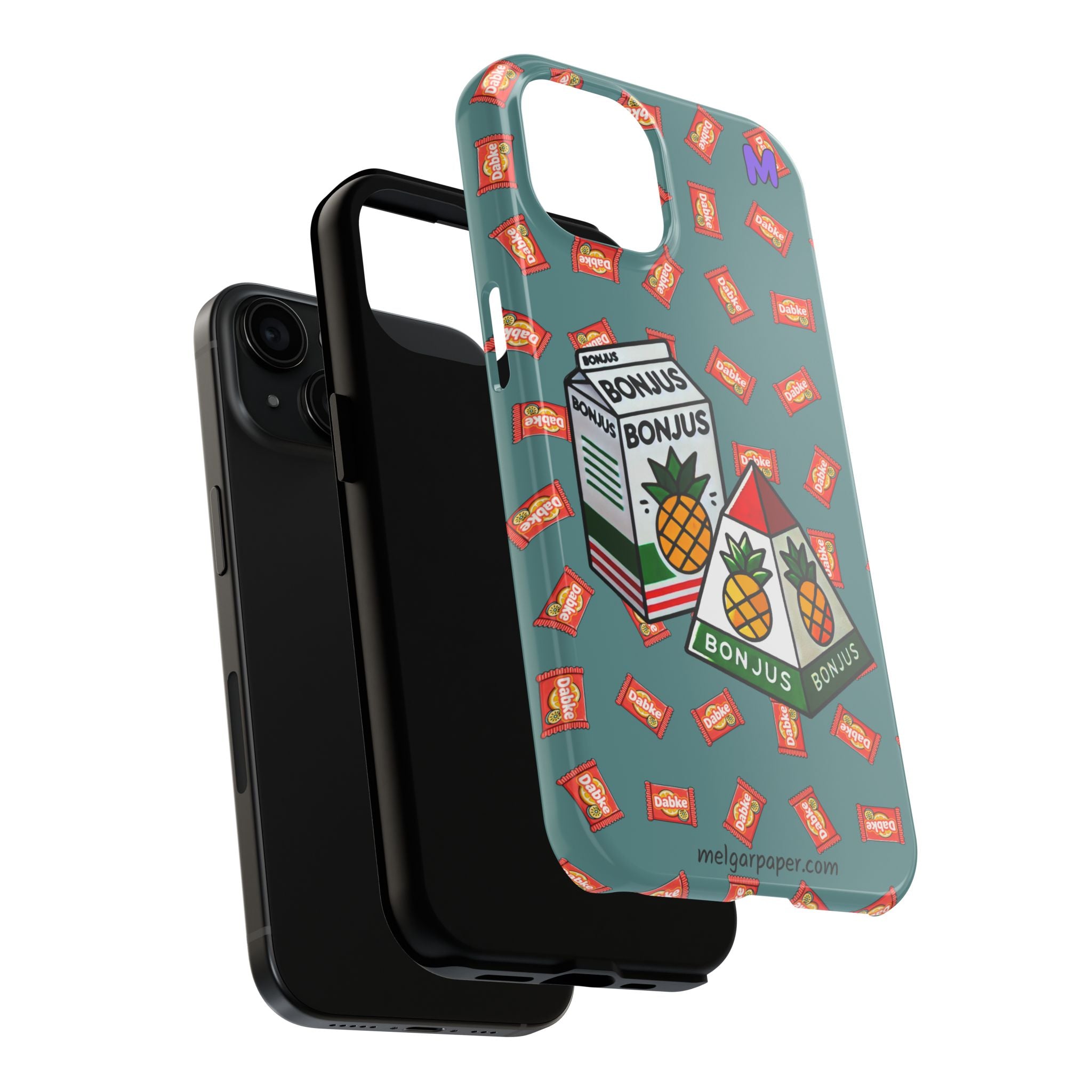 Tough Phone Case - Lebanese Pineapple Juice Design, Durable Protection