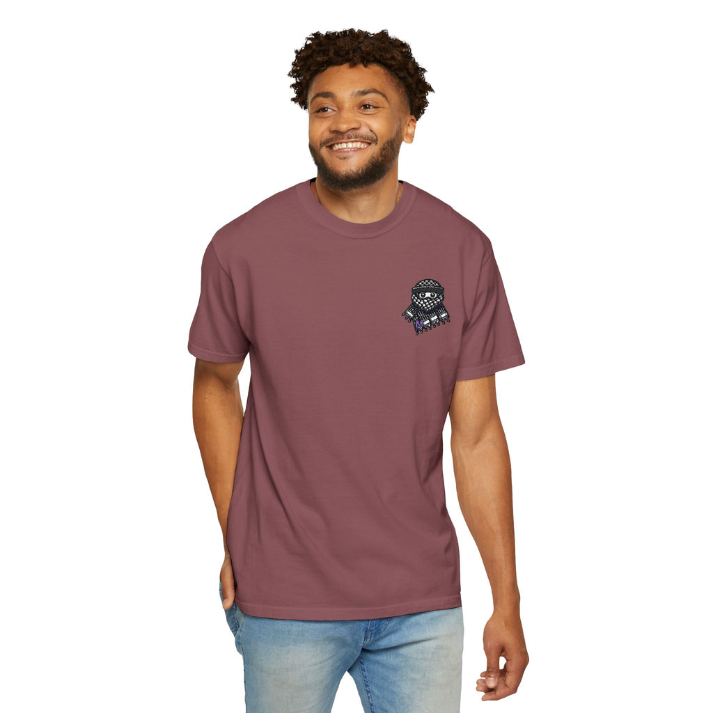 Embroidered Keffiyeh Buddy Comfort Colors® Tee — 6 Colors, S–4XL