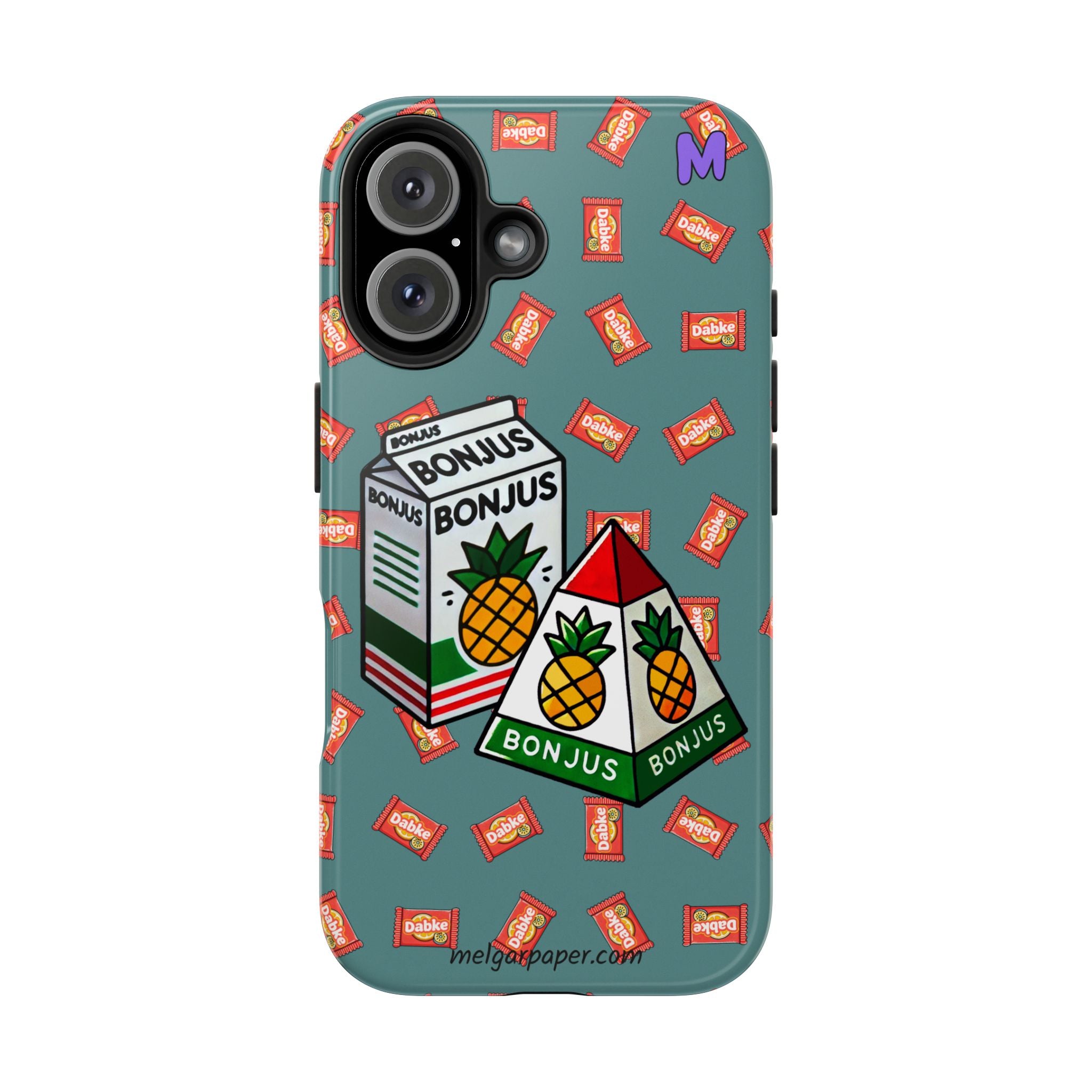 Tough Phone Case - Lebanese Pineapple Juice Design, Durable Protection