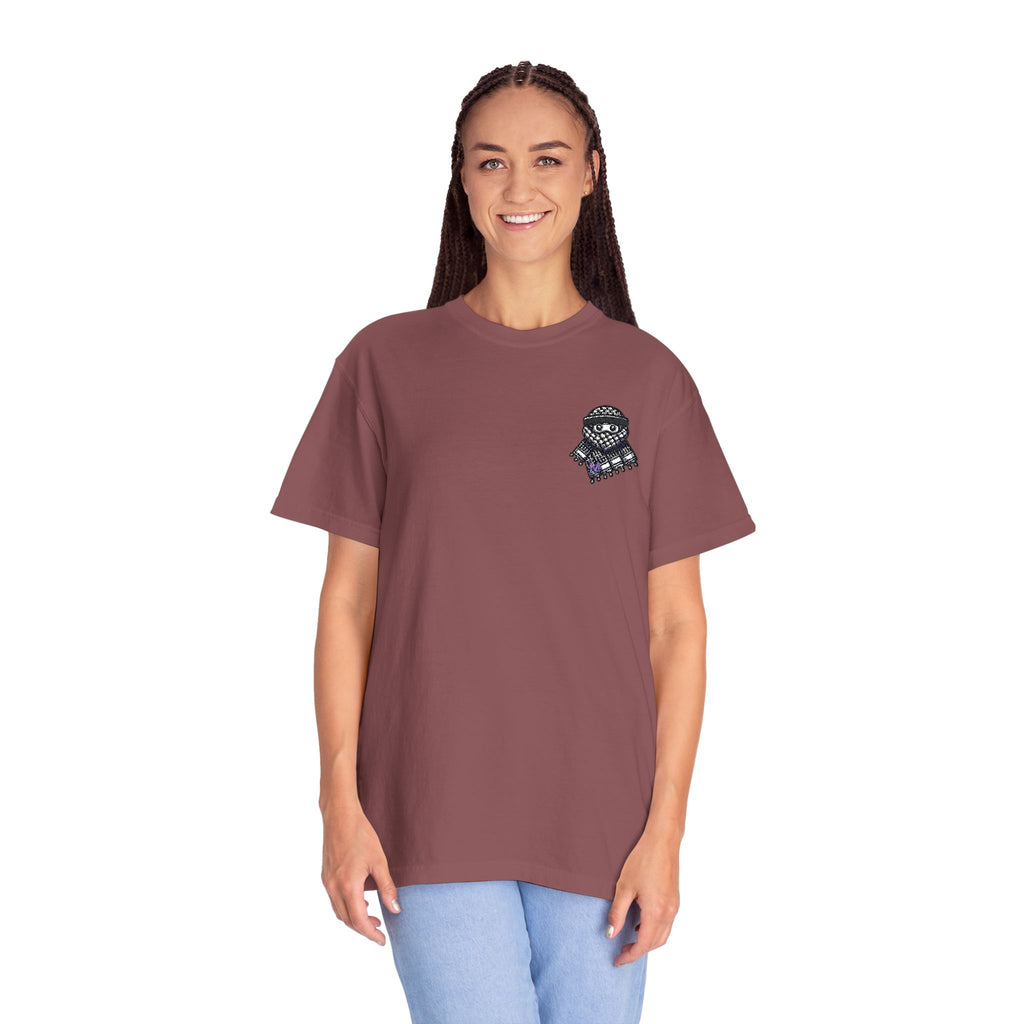 Embroidered Keffiyeh Buddy Comfort Colors® Tee — 6 Colors, S–4XL