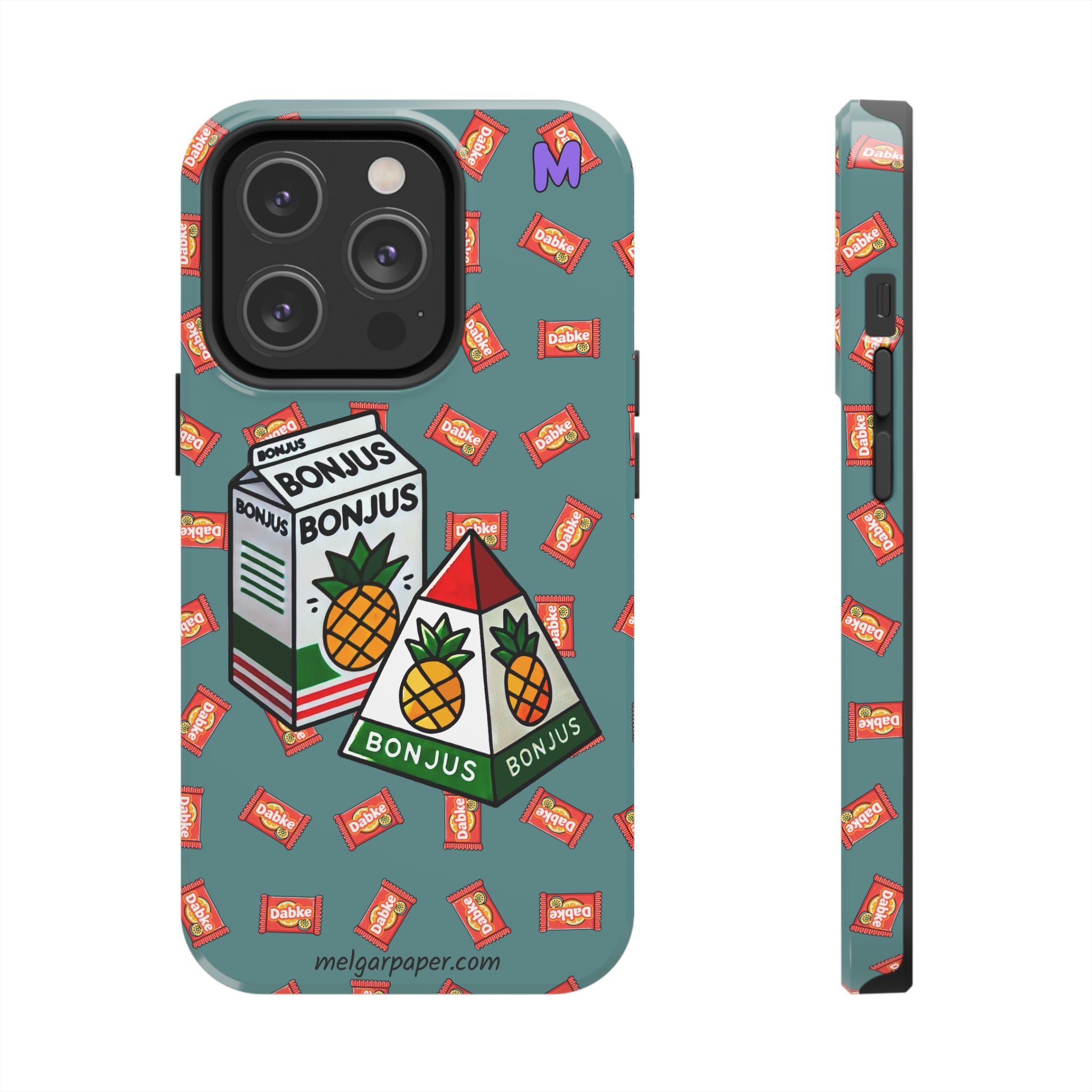 Tough Phone Case - Lebanese Pineapple Juice Design, Durable Protection