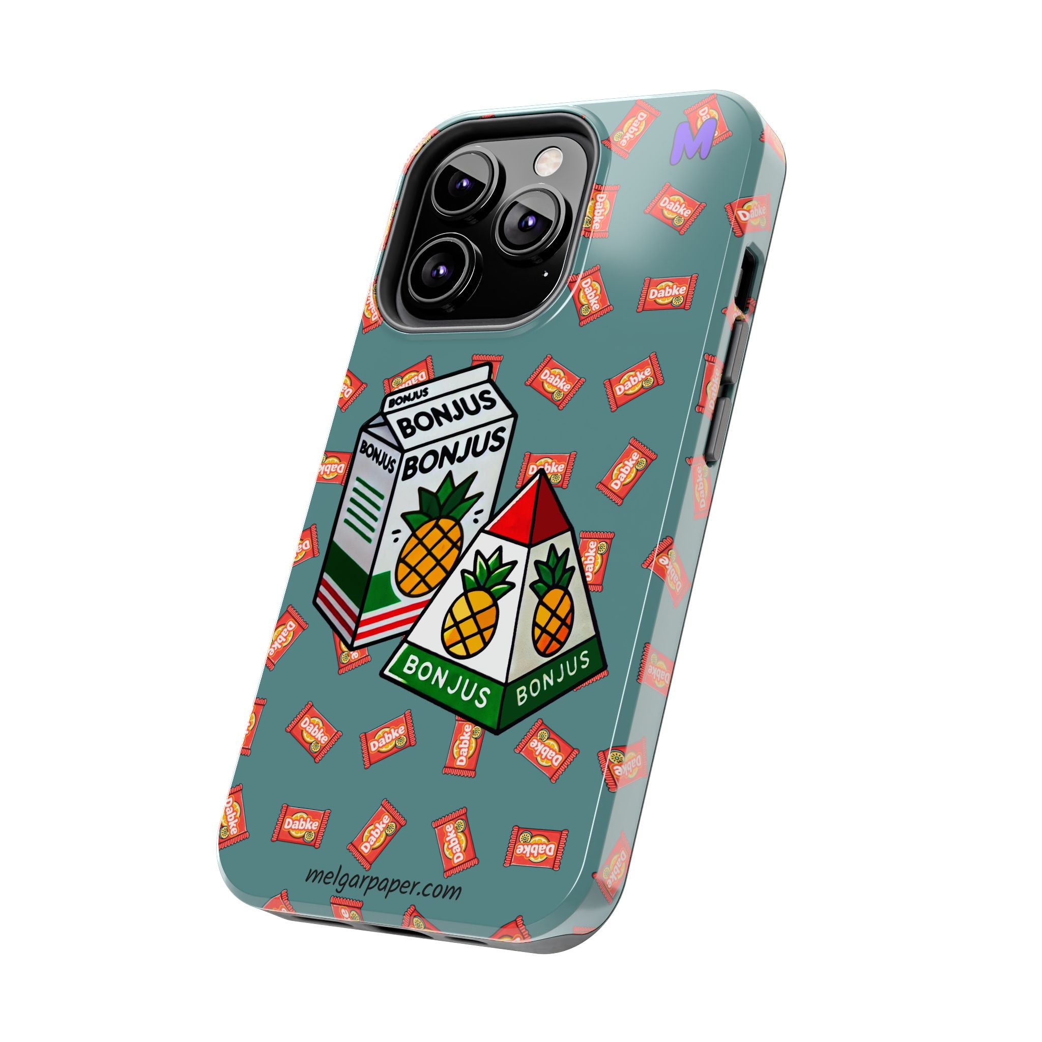 Tough Phone Case - Lebanese Pineapple Juice Design, Durable Protection