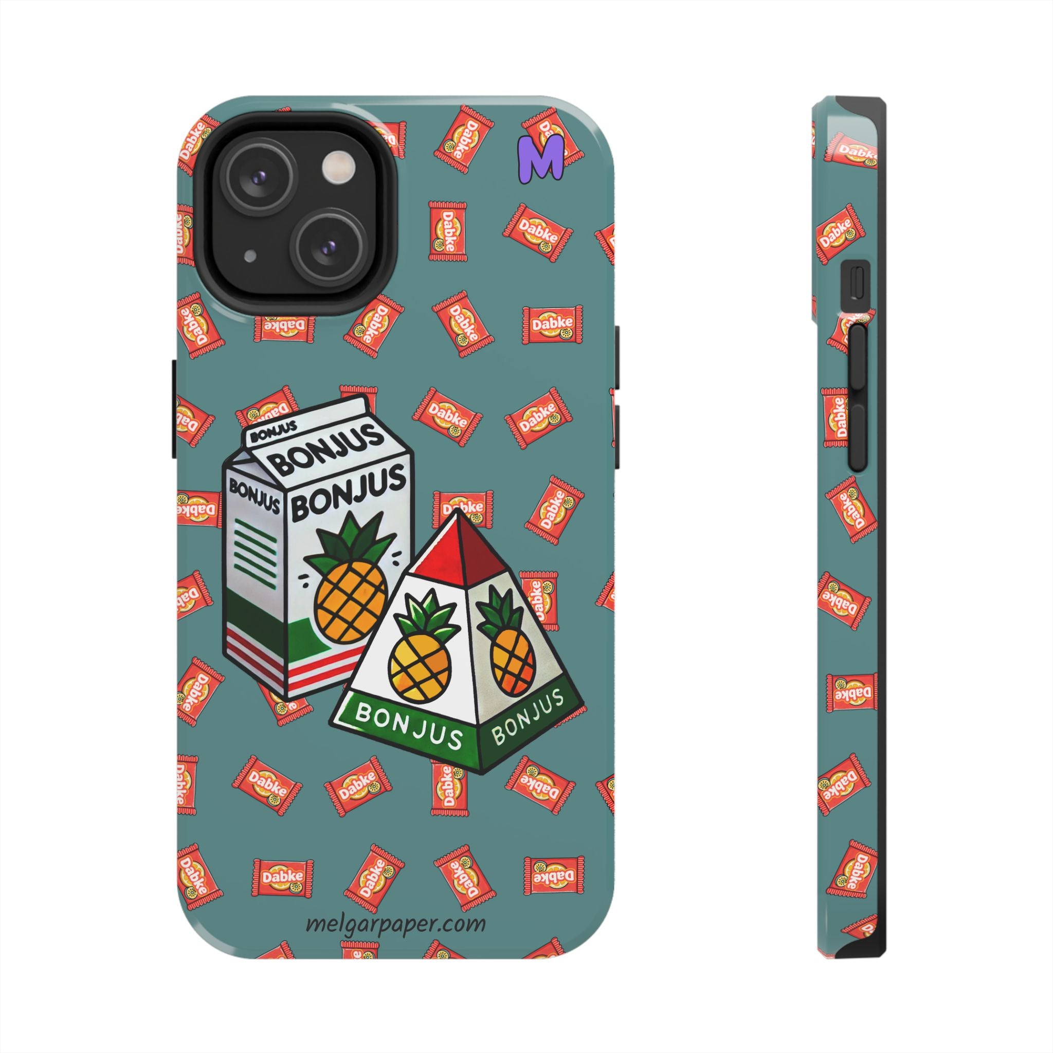 Tough Phone Case - Lebanese Pineapple Juice Design, Durable Protection