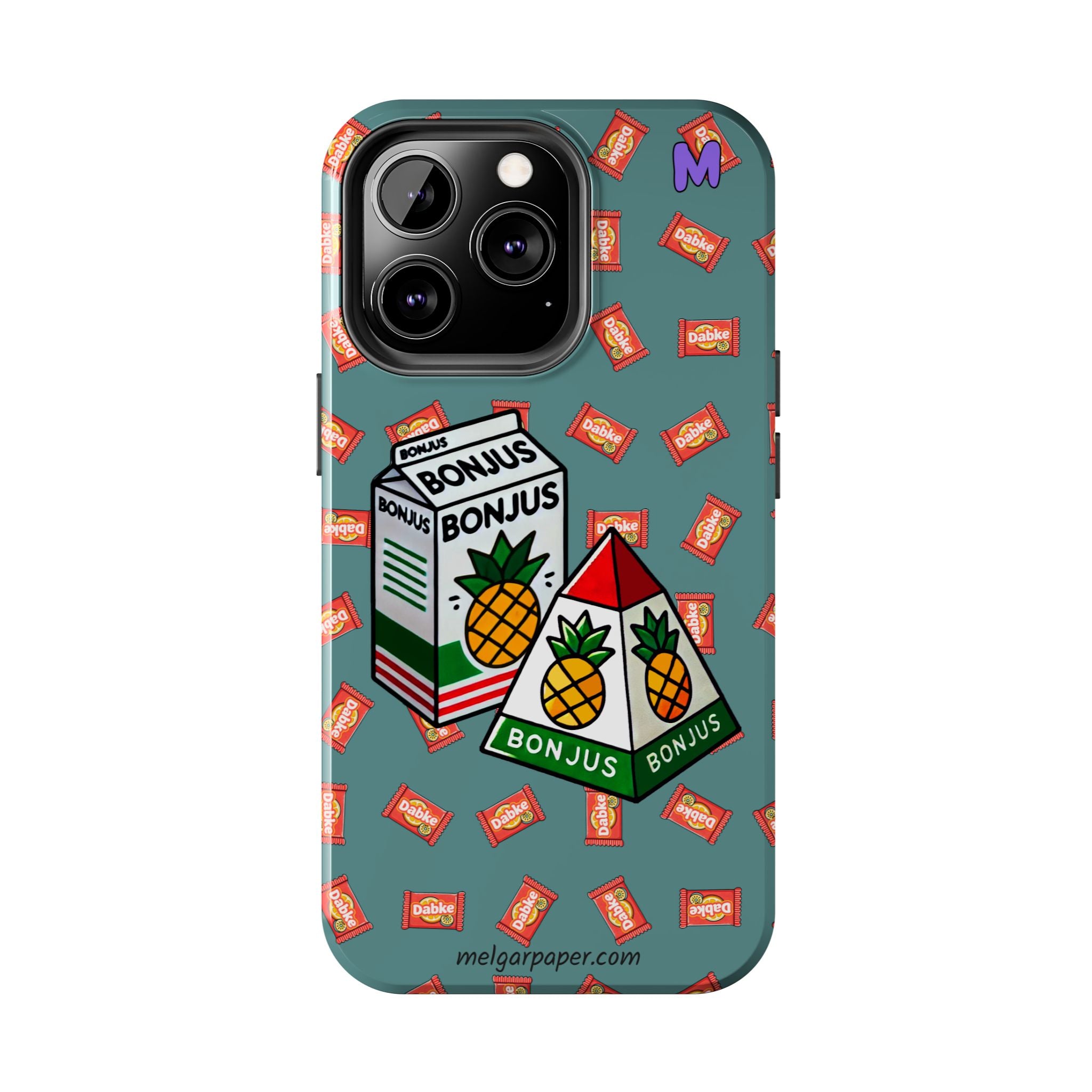 Tough Phone Case - Lebanese Pineapple Juice Design, Durable Protection
