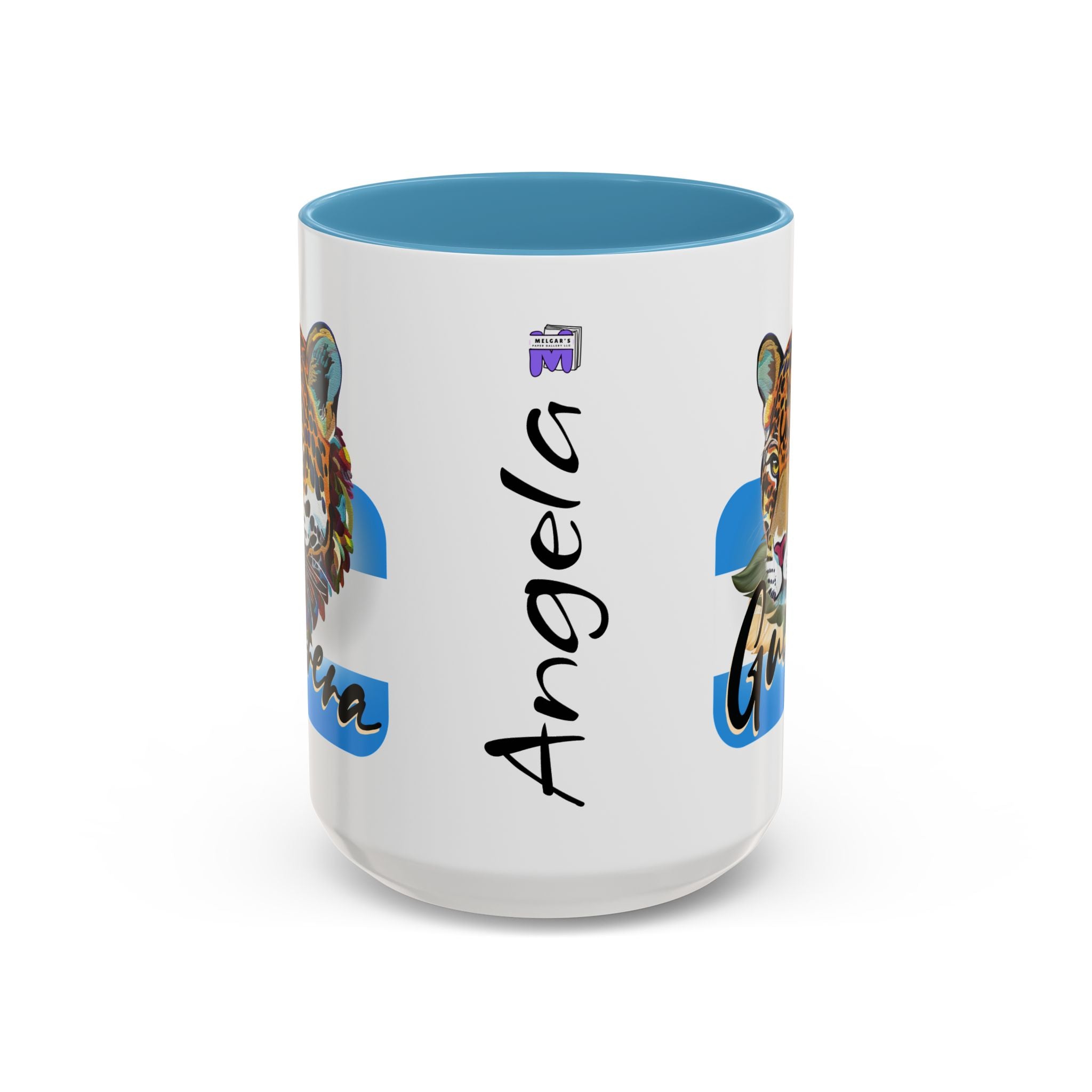 Custom! Personalized Honduras Guerrera Mug - Custom Name Coffee Cup with Powerful Jaguar Art - Inspirational Gift for Strong Honduran Latina Women & Warriors