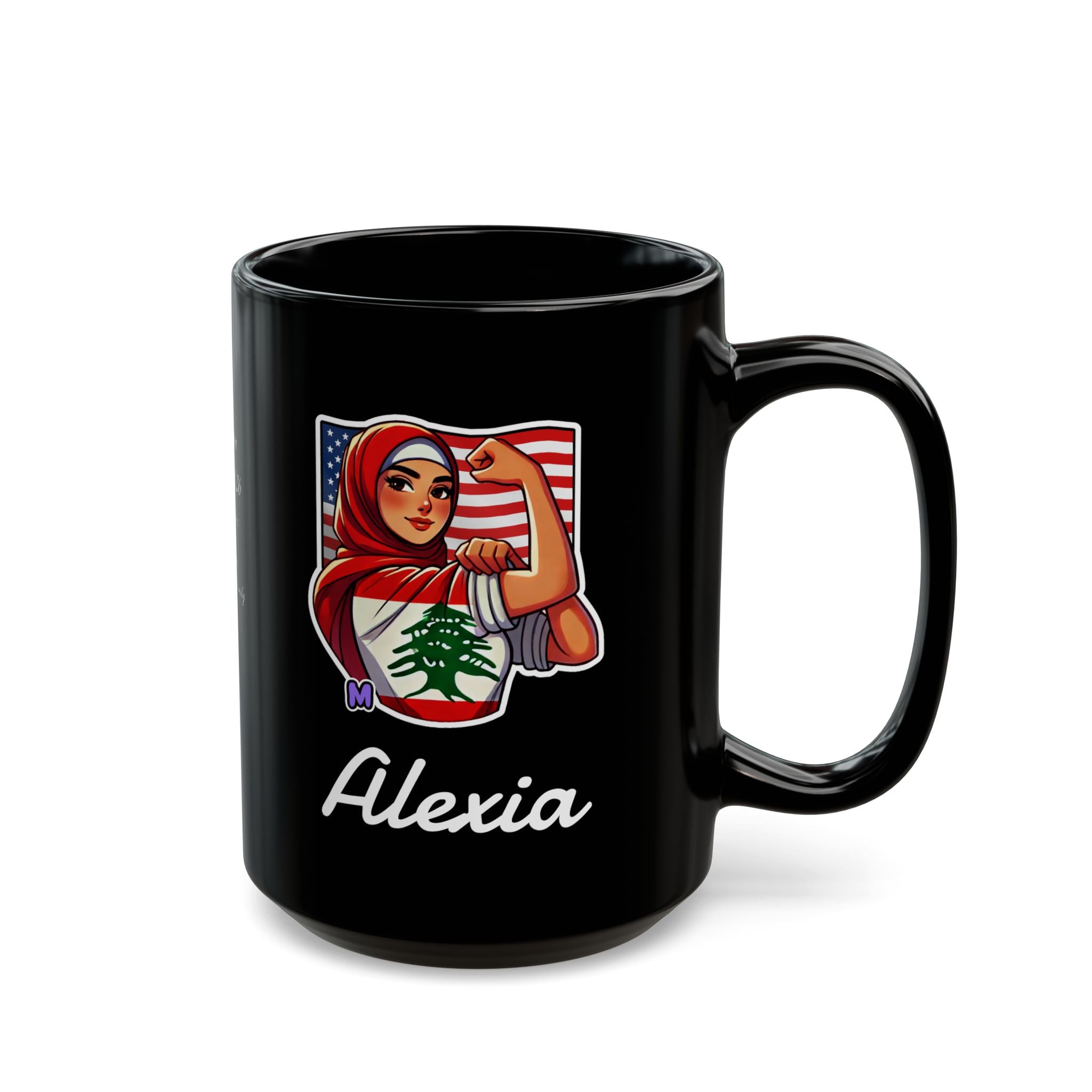Lebanese-American Strong Mug – Exclusive Design by Melgar's Paper Gallery (11oz, 15oz)