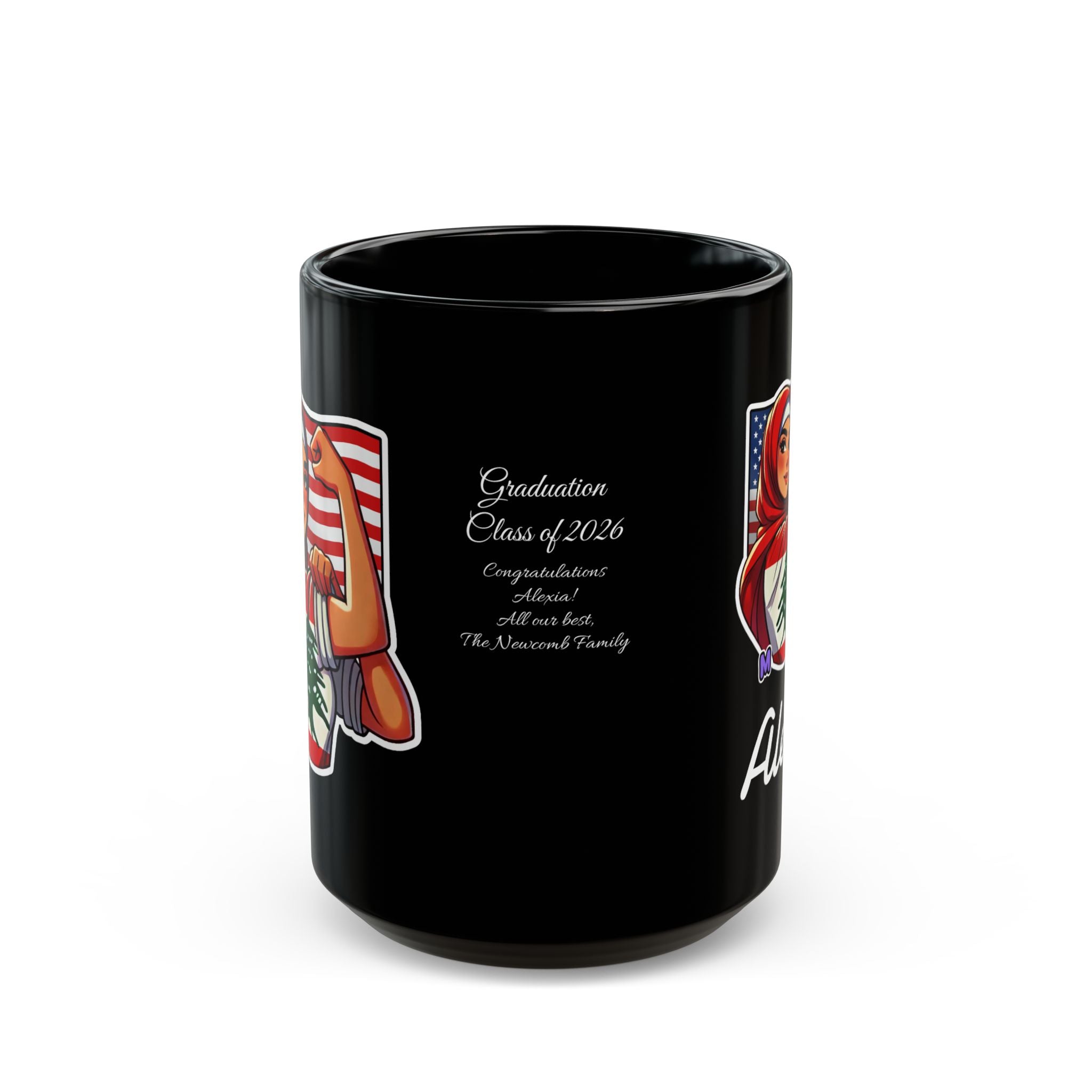 Lebanese-American Strong Mug – Exclusive Design by Melgar's Paper Gallery (11oz, 15oz)