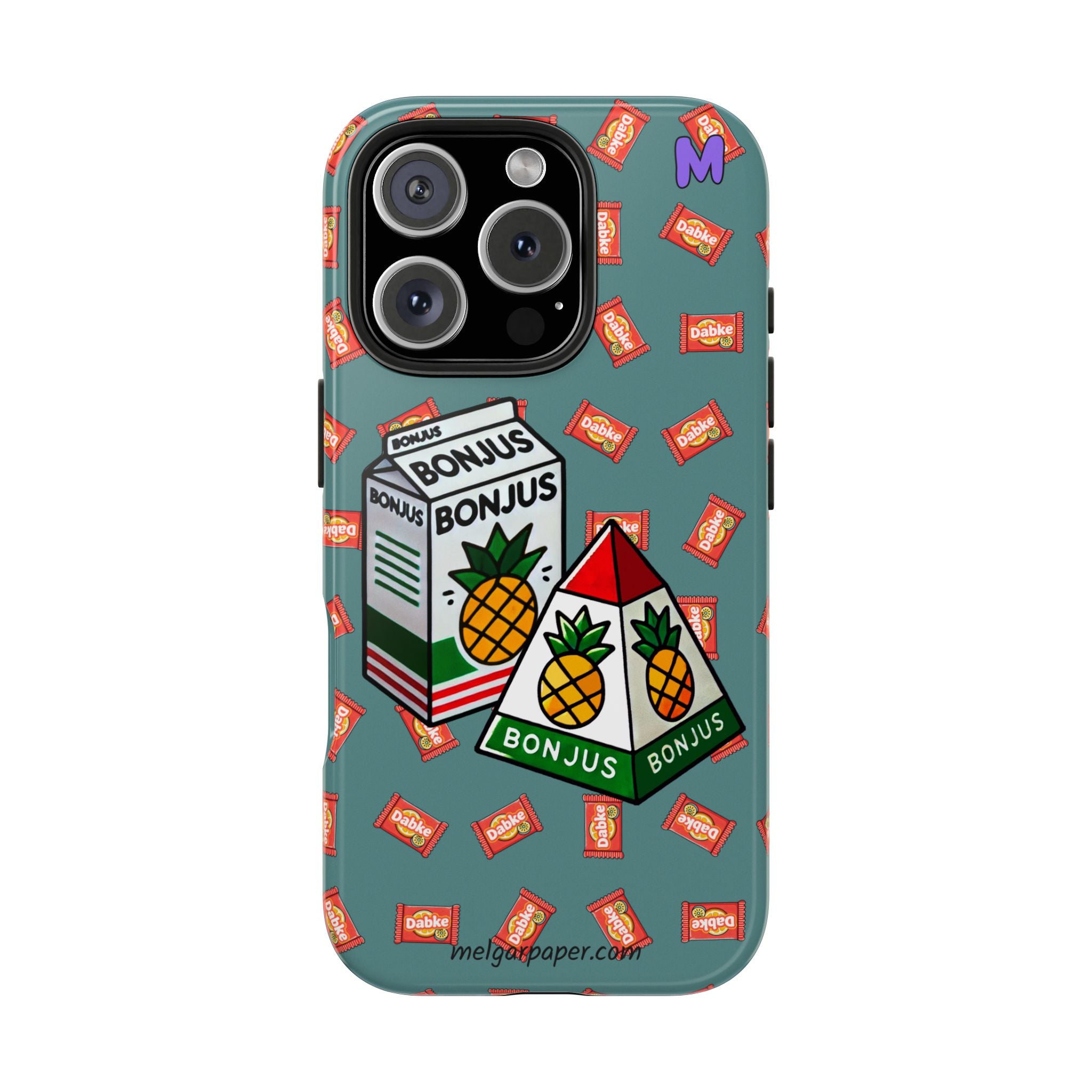 Tough Phone Case - Lebanese Pineapple Juice Design, Durable Protection