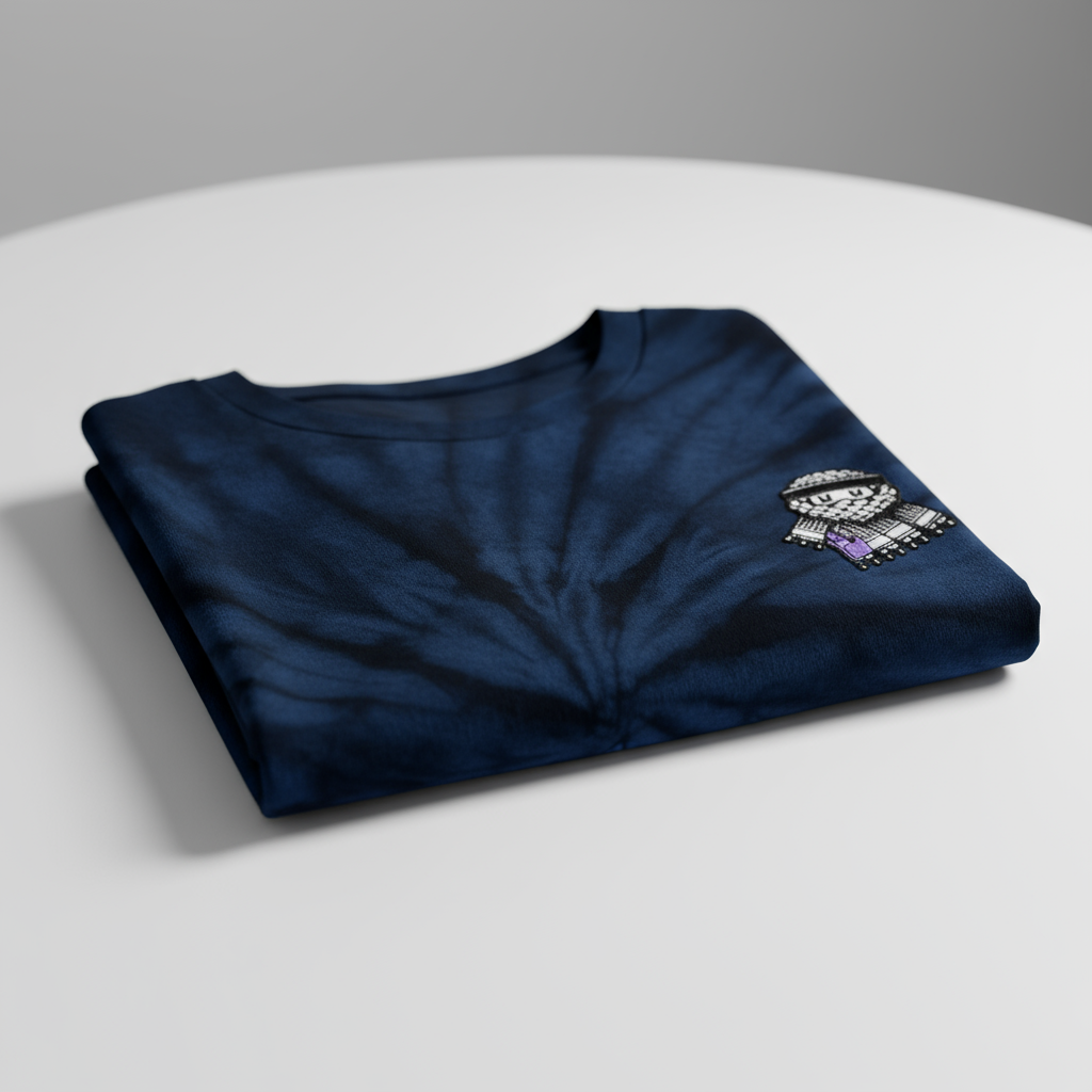 Keffiyeh Buddy Tie Dye Cotton Tee by Melgar's Paper Gallery - Unisex Tee for Men & Women