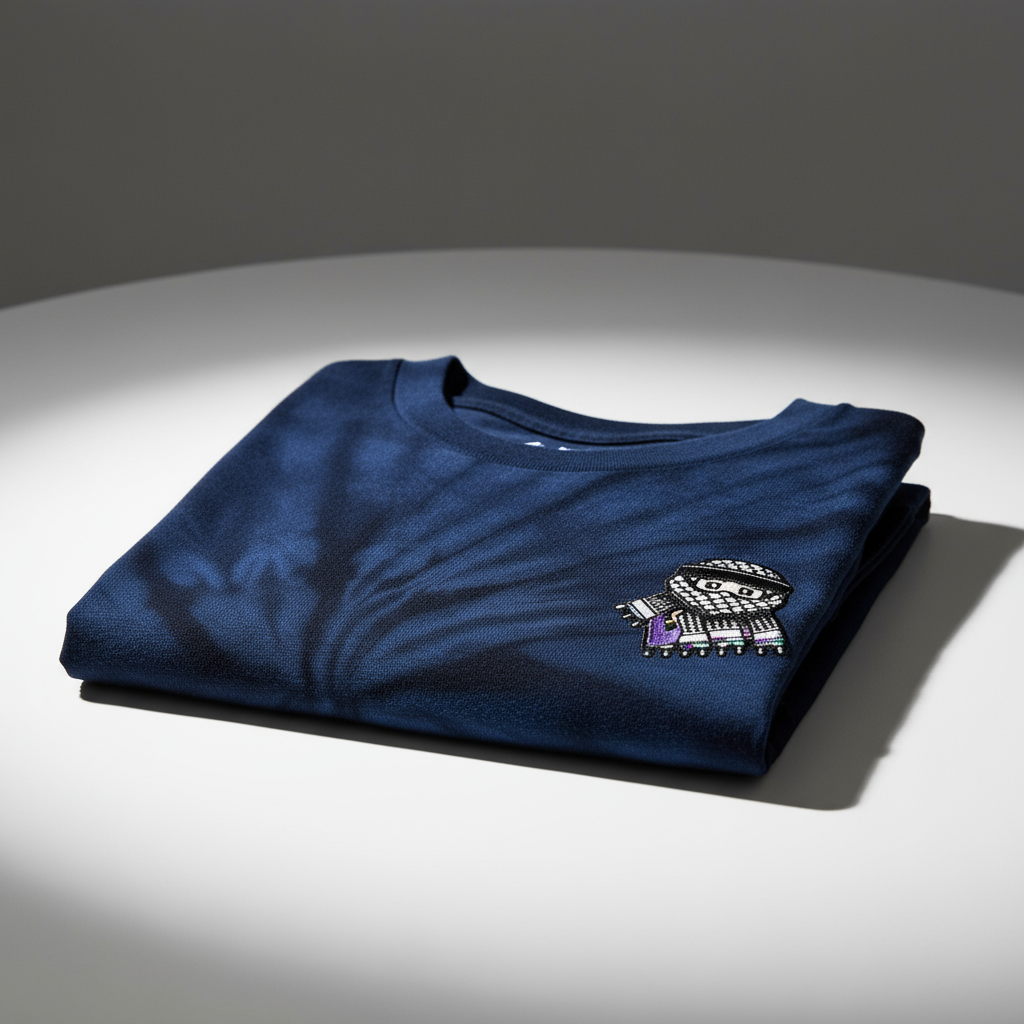 Keffiyeh Buddy Tie Dye Cotton Tee by Melgar's Paper Gallery - Unisex Tee for Men & Women