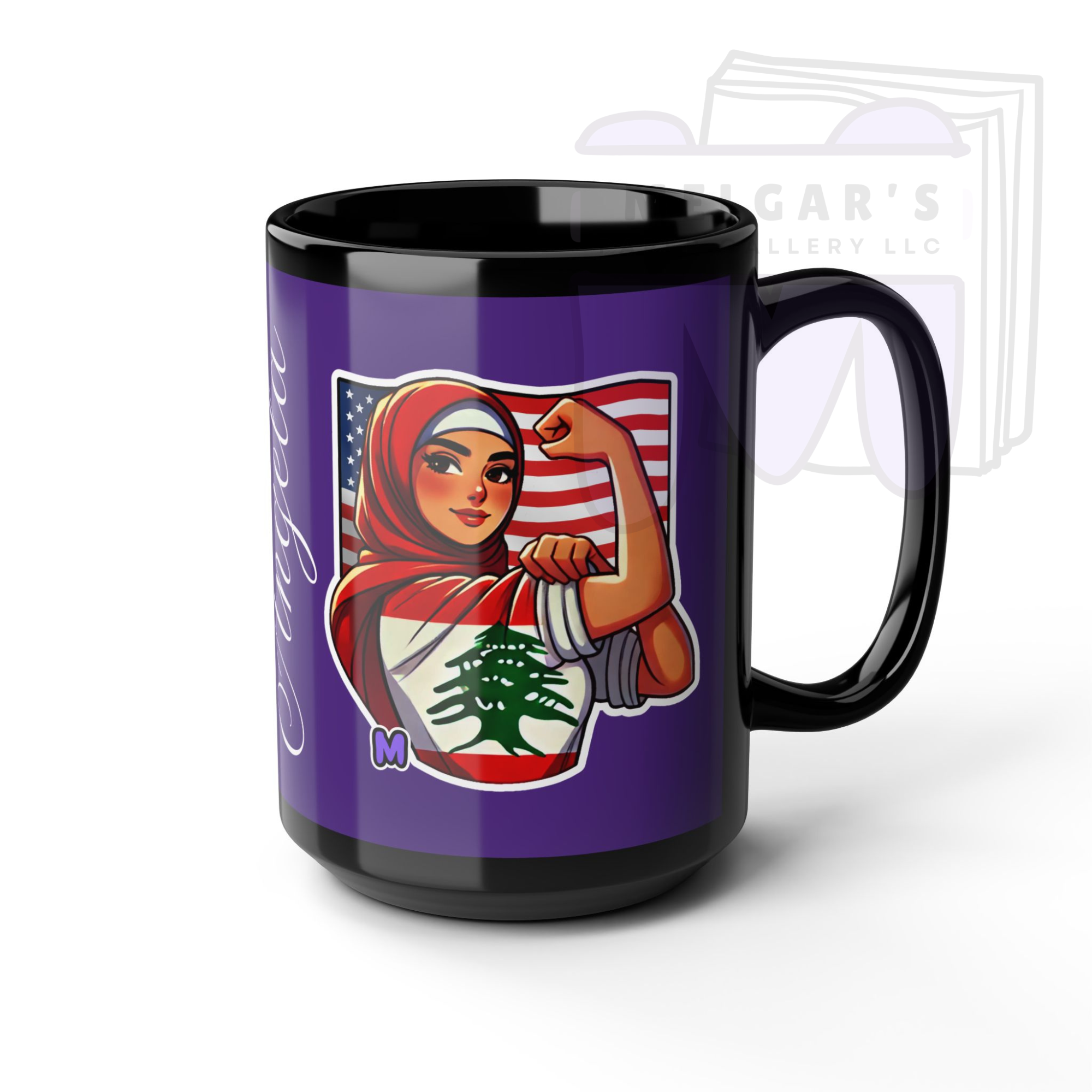 Lebanese-American Strong Mug – Exclusive Design by Melgar's Paper Gallery (11oz, 15oz)