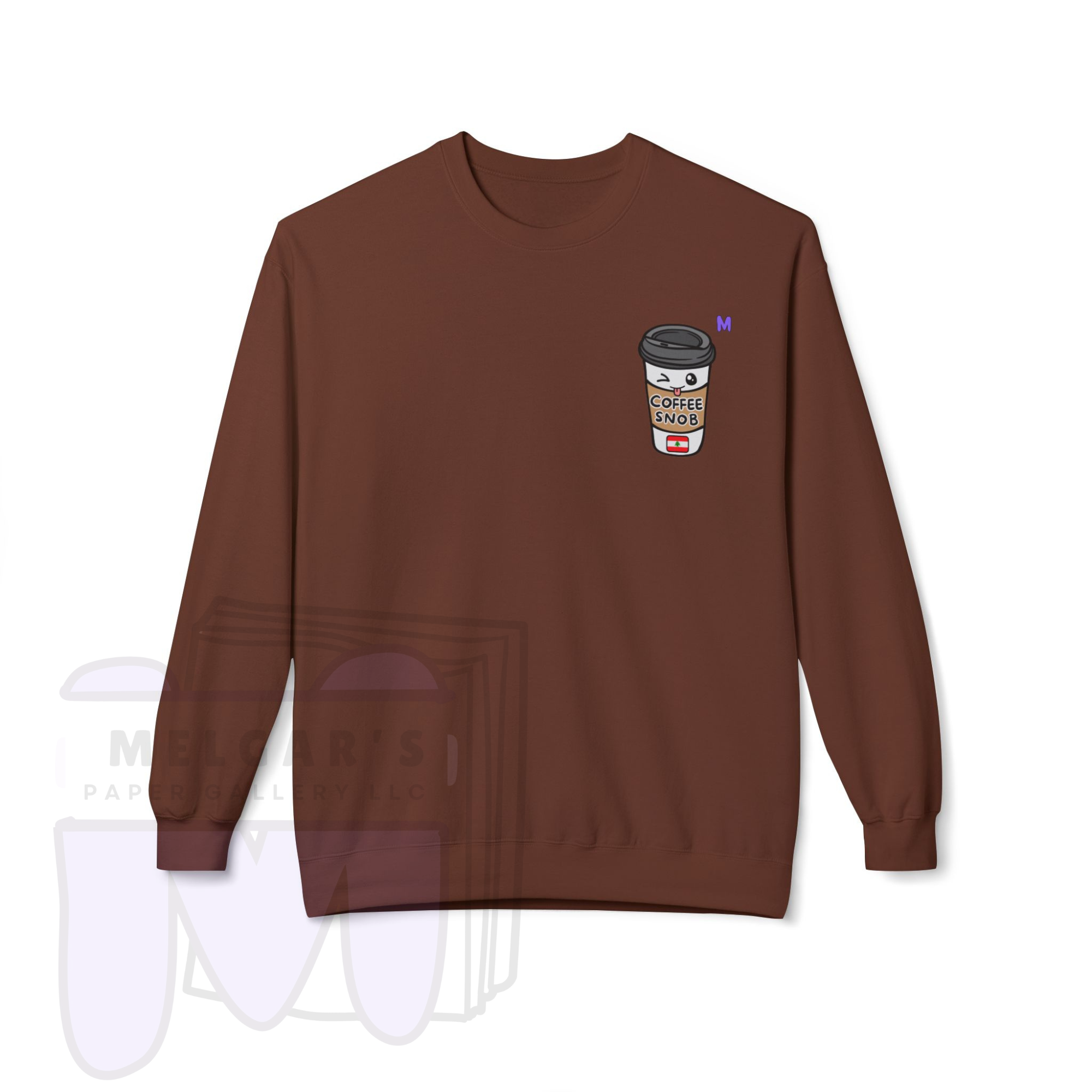 The Lebanese Coffee Snob & Man'oushe Cultural Sweatshirt