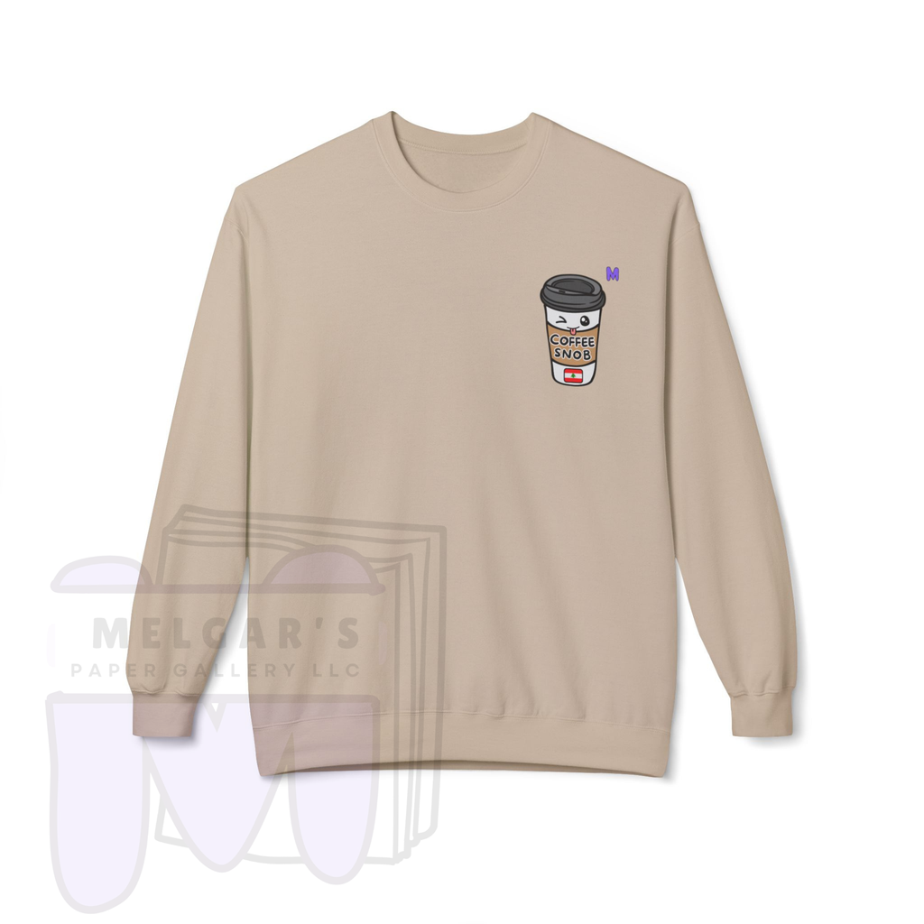 The Lebanese Coffee Snob & Man'oushe Cultural Sweatshirt