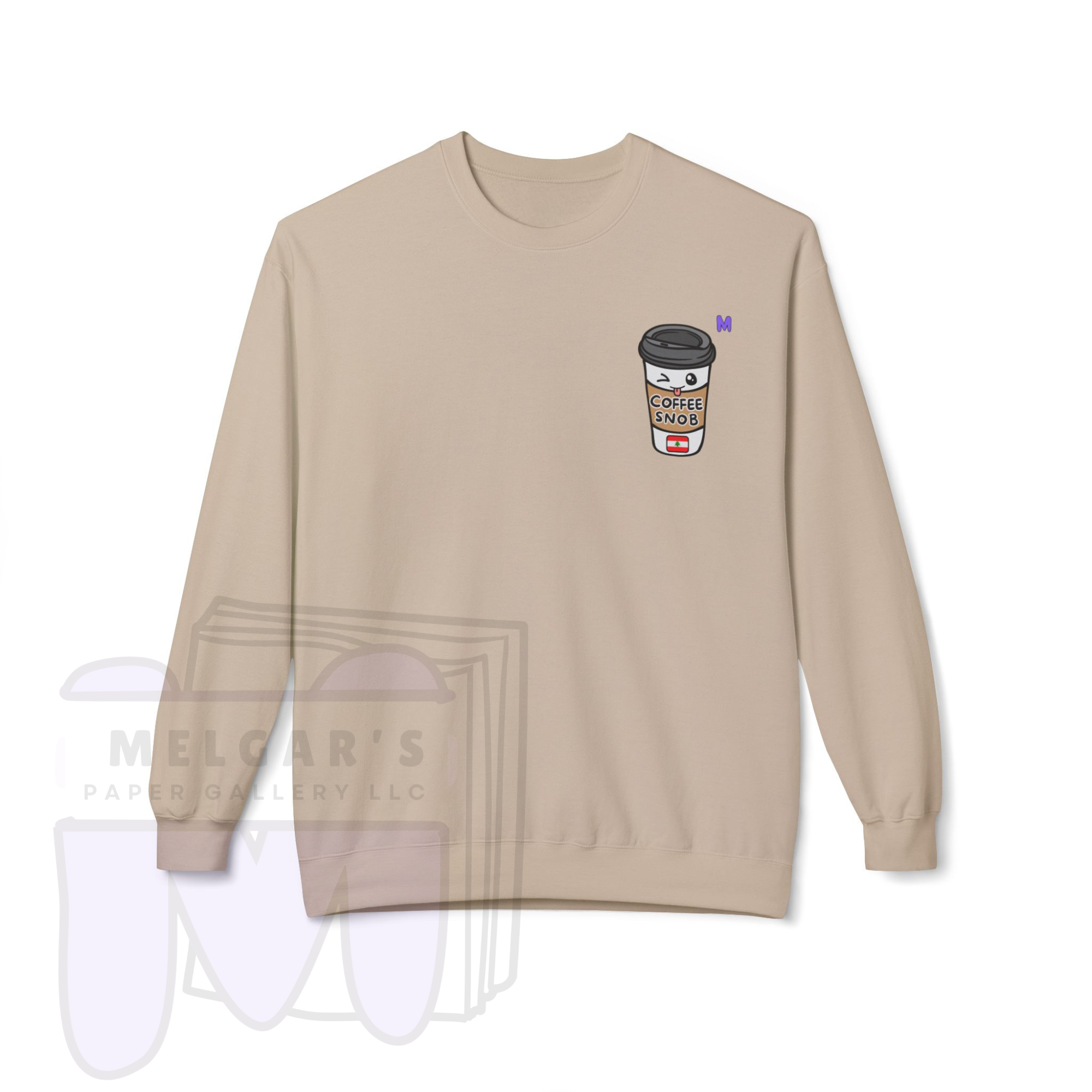 The Lebanese Coffee Snob & Man'oushe Cultural Sweatshirt
