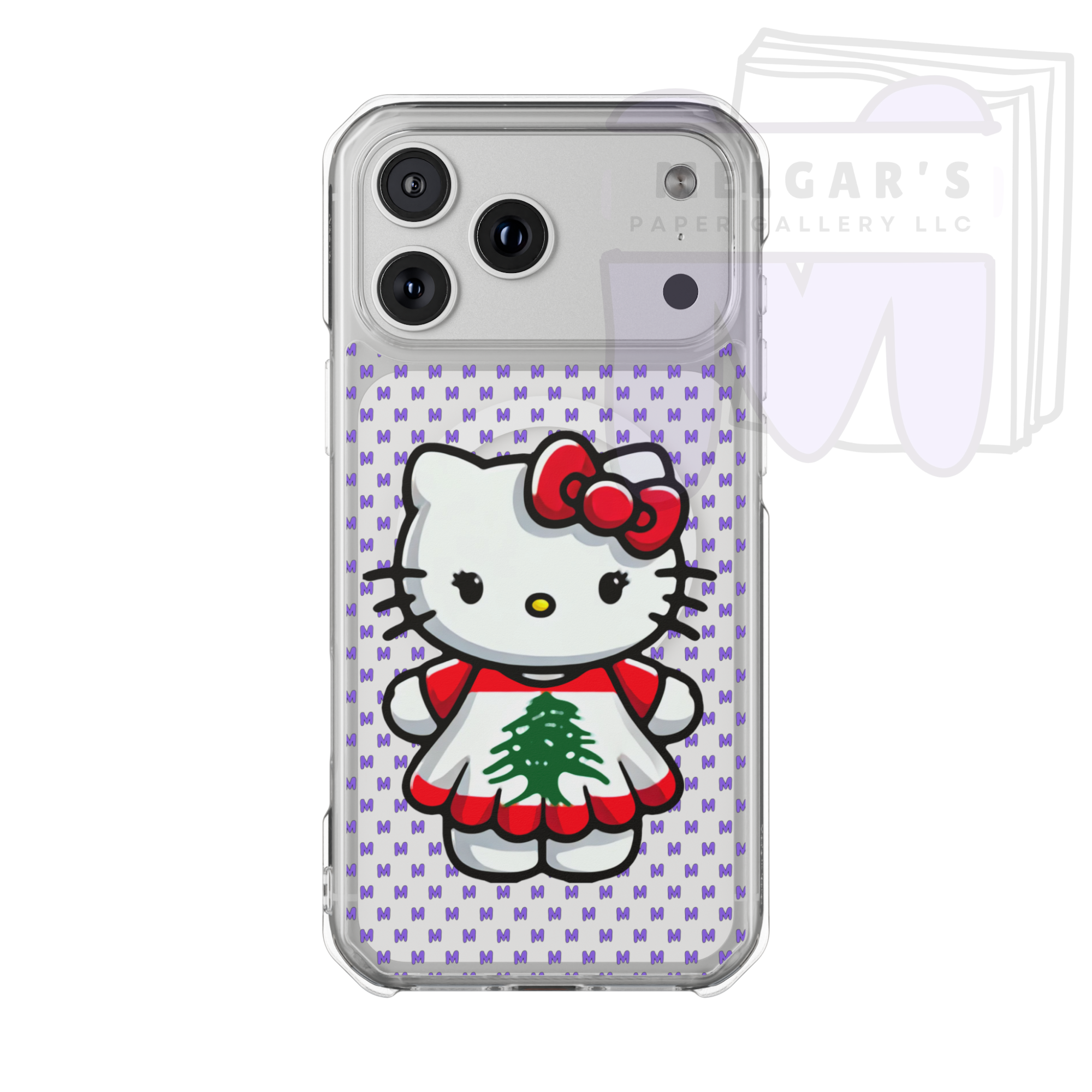 Kawaii Lebanese Pride Cedar Tree Dress Phone Case