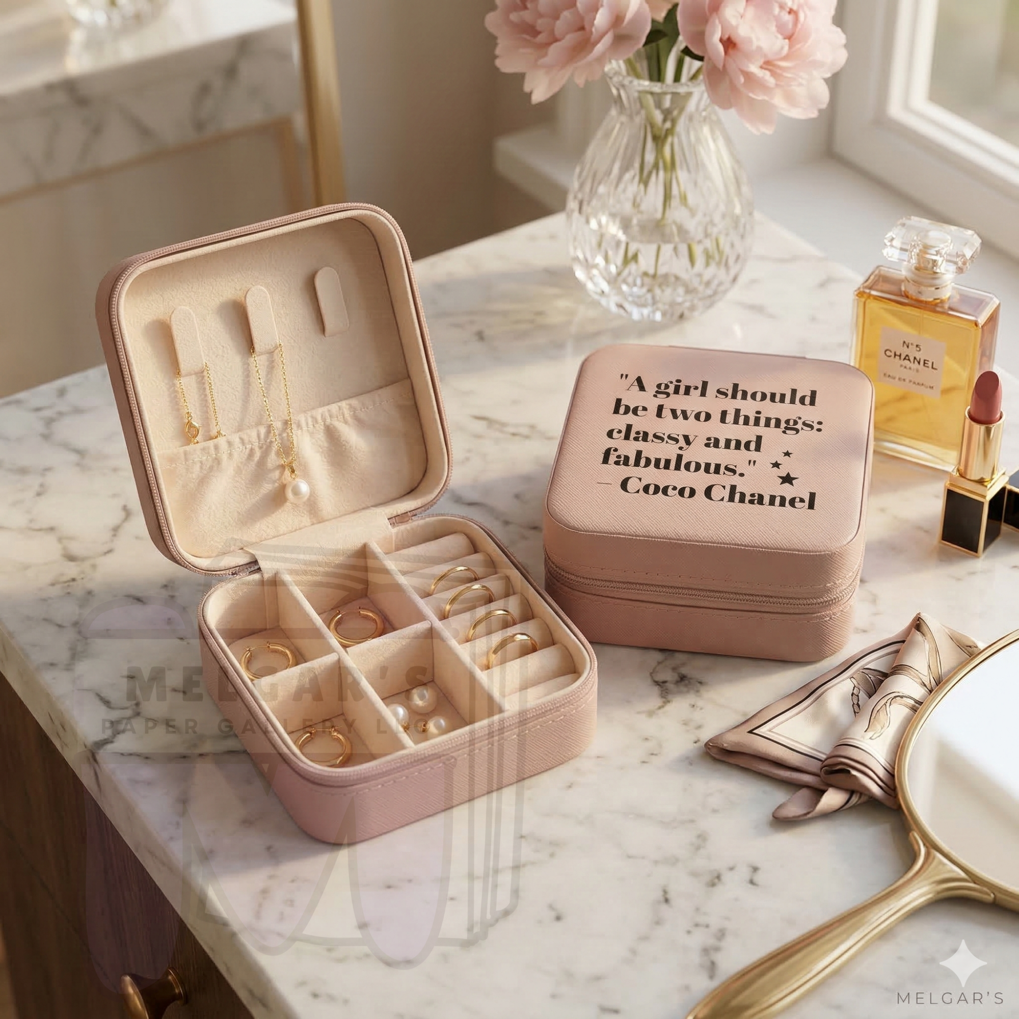 Melgar's Teacher Appreciation Jewelry Travel Case