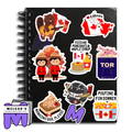 Waterproof Canada Sticker Pack | Canadian Vinyl Decals for Laptops & Water Bottles