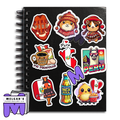 Waterproof Peru Travel Sticker Pack - Peruvian Vinyl Decals (Cute Alpaca, Inca Kola, Peruvian Icons)
