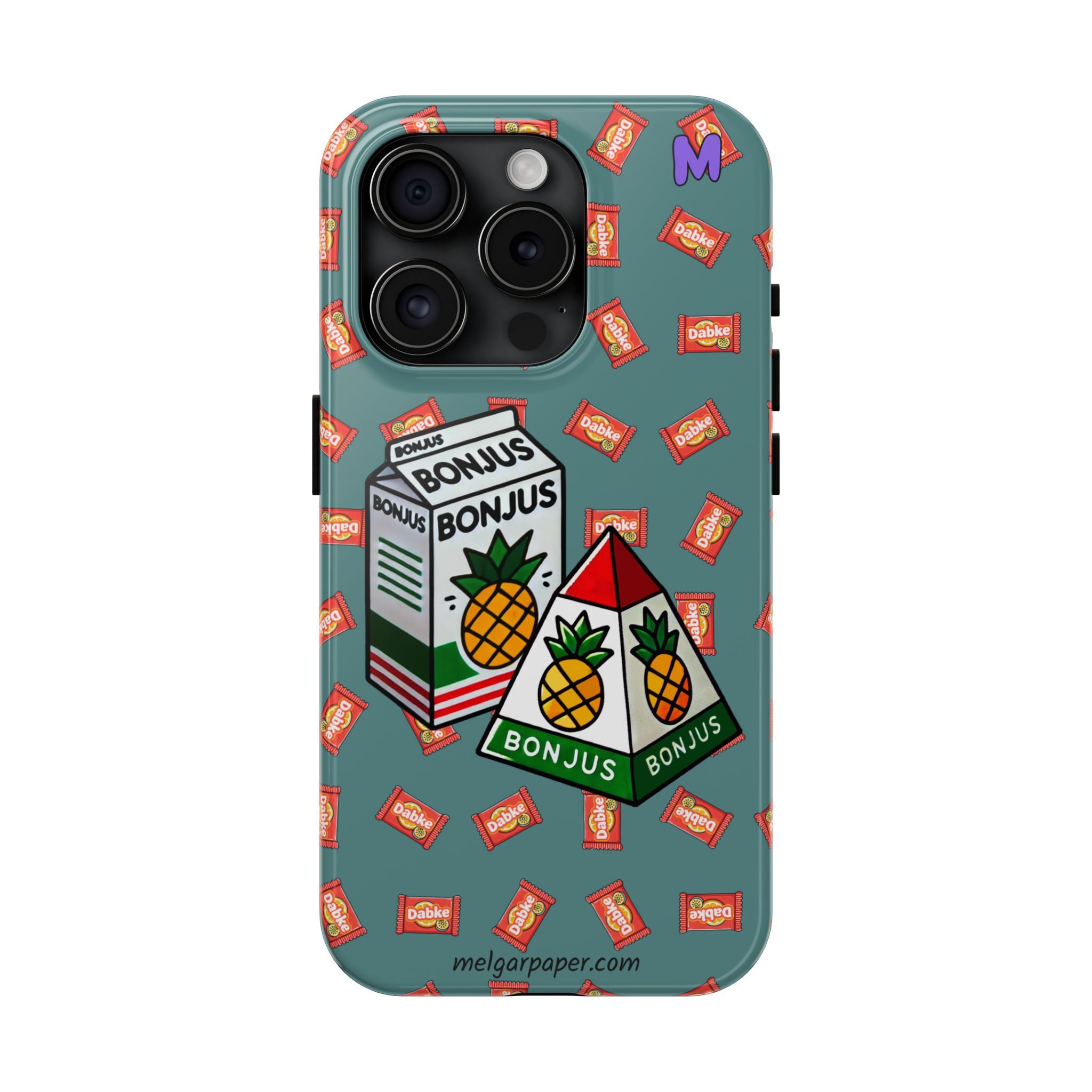 Tough Phone Case - Lebanese Pineapple Juice Design, Durable Protection