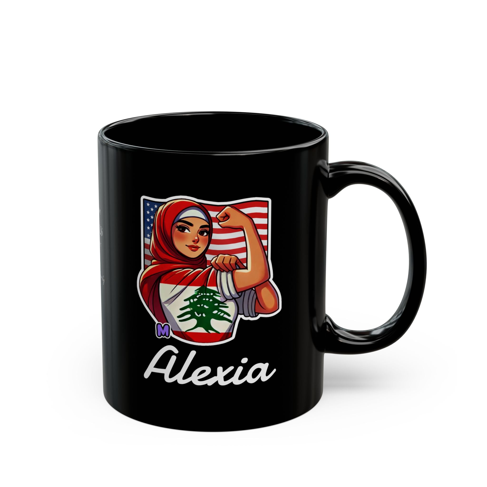 Lebanese-American Strong Mug – Exclusive Design by Melgar's Paper Gallery (11oz, 15oz)