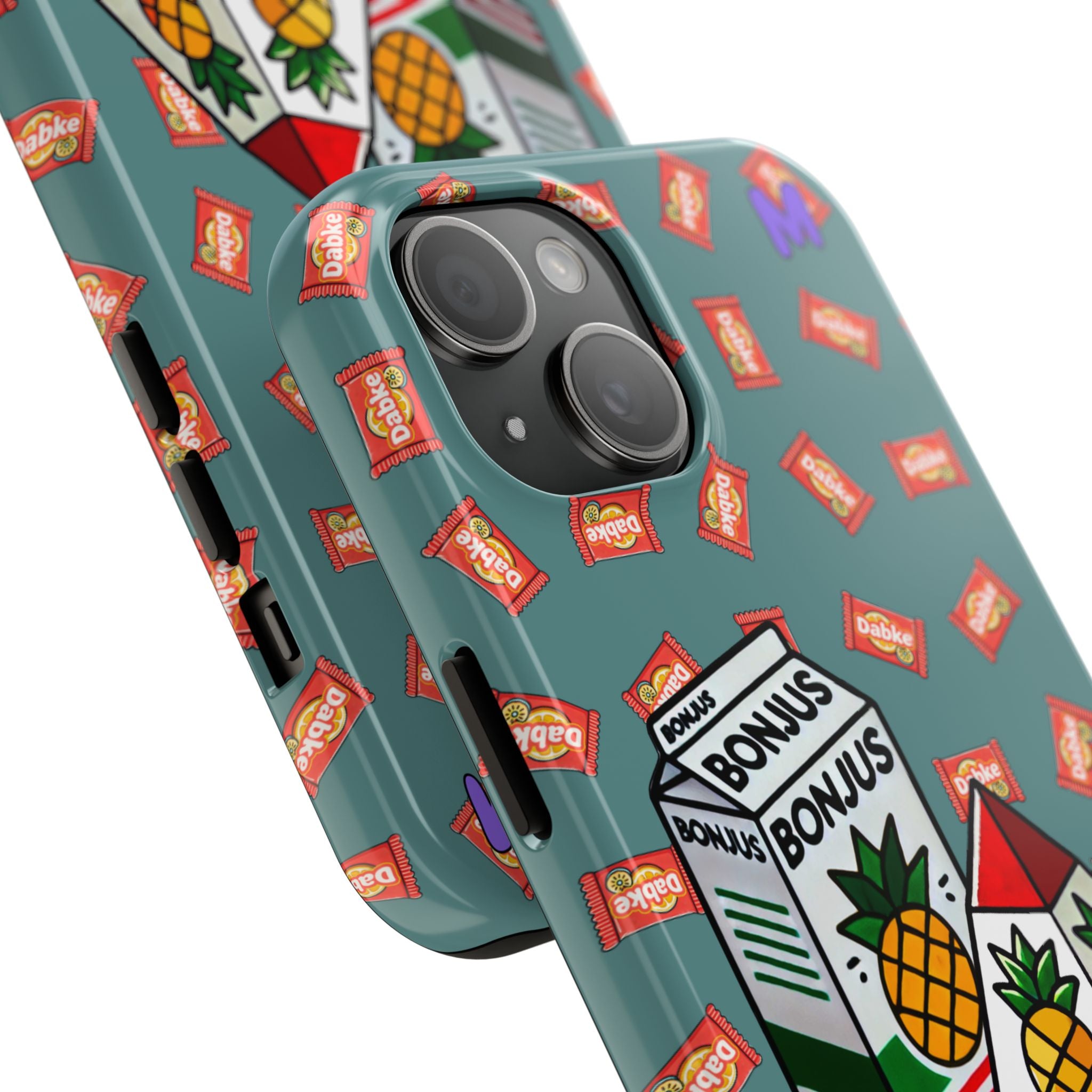 Tough Phone Case - Lebanese Pineapple Juice Design, Durable Protection