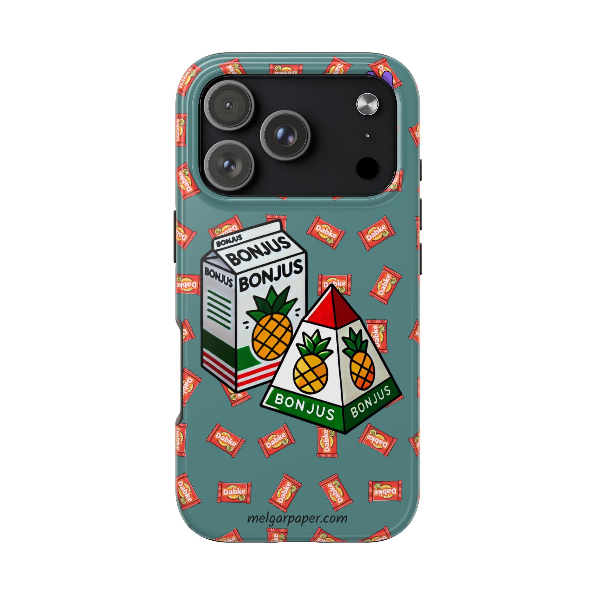 Tough Phone Case - Lebanese Pineapple Juice Design, Durable Protection