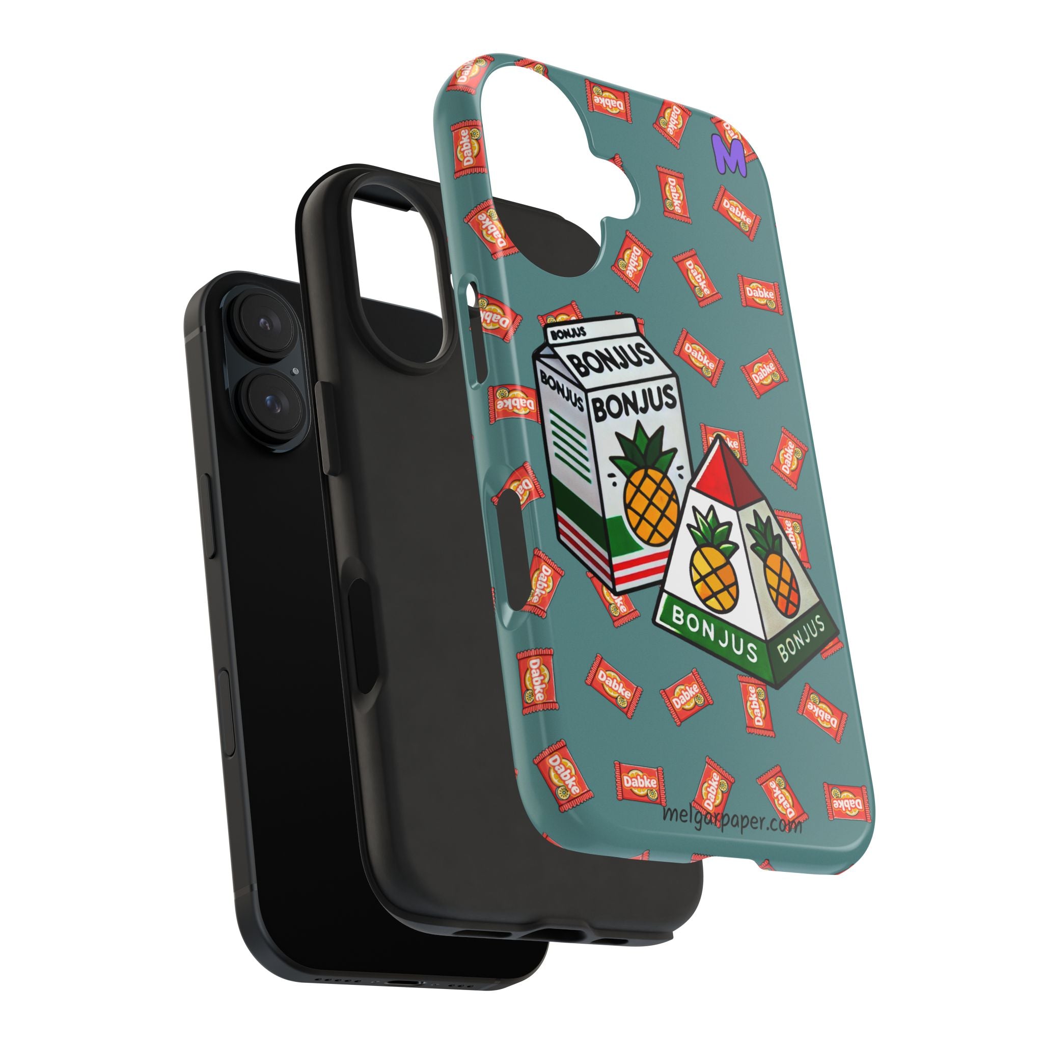 Tough Phone Case - Lebanese Pineapple Juice Design, Durable Protection