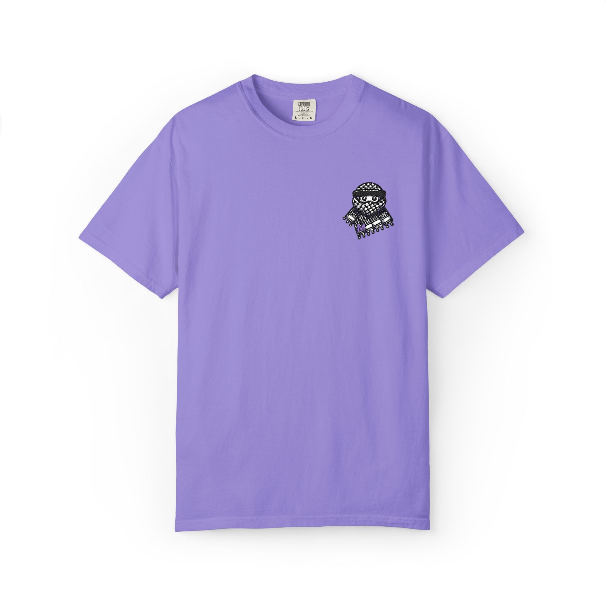 Embroidered Keffiyeh Buddy Comfort Colors® Tee — 6 Colors, S–4XL