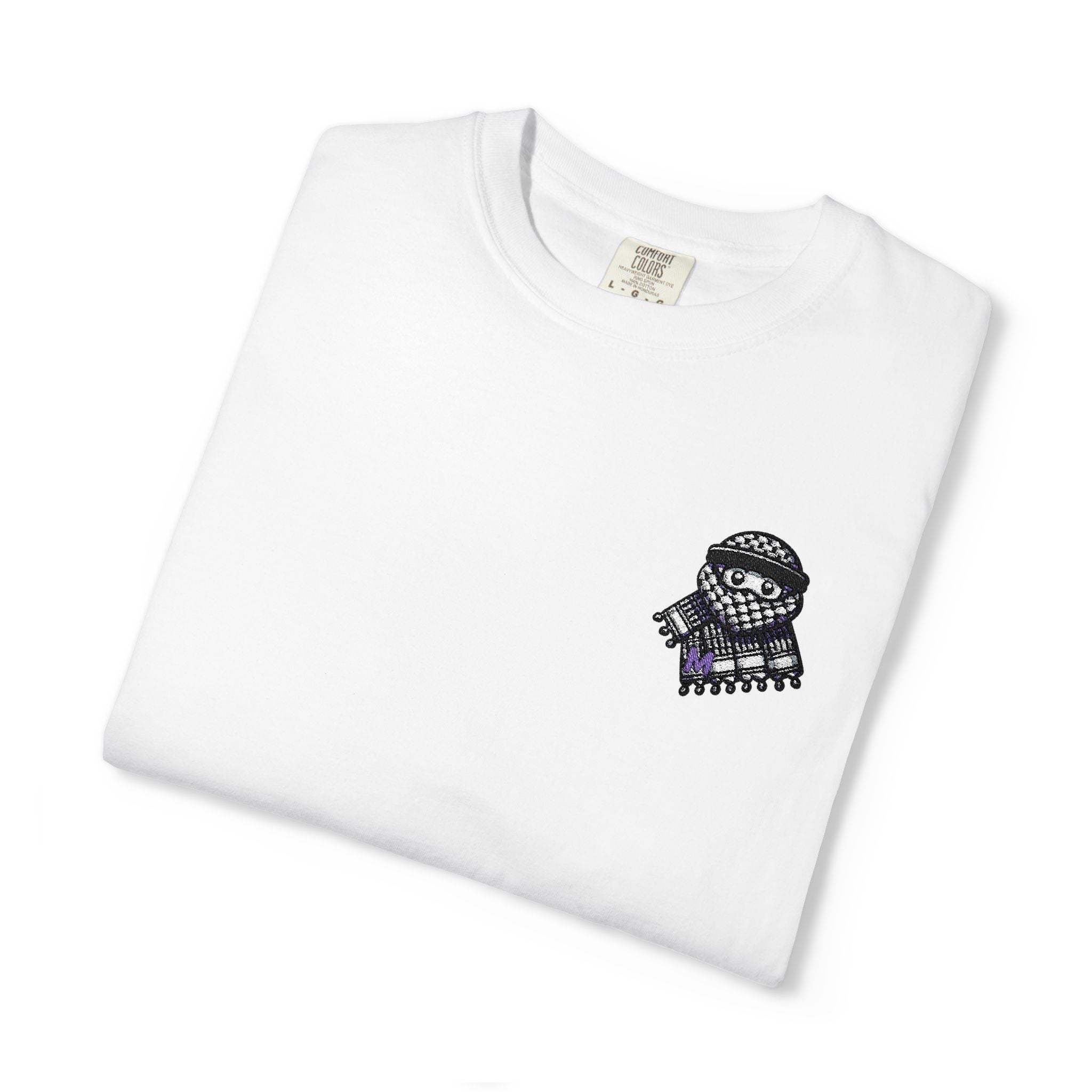 Embroidered Keffiyeh Buddy Comfort Colors® Tee — 6 Colors, S–4XL