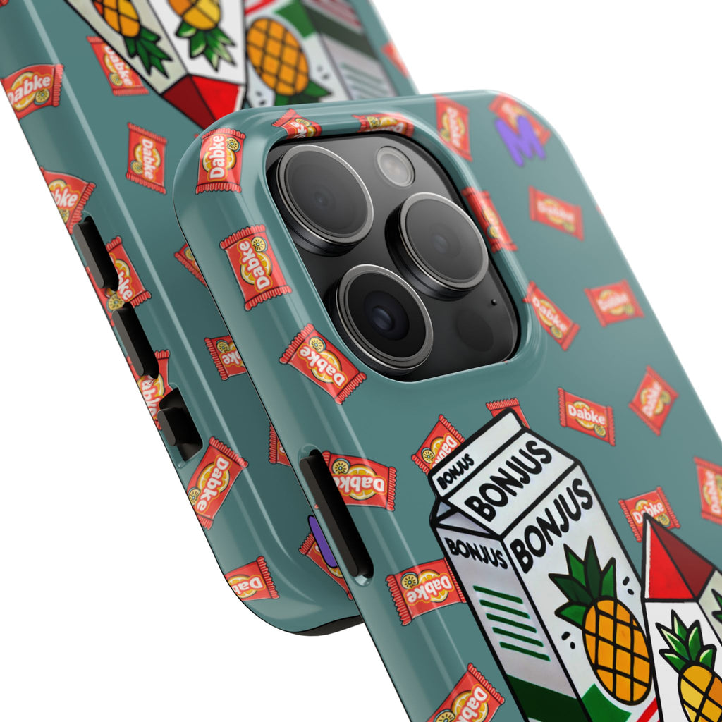 Tough Phone Case - Lebanese Pineapple Juice Design, Durable Protection