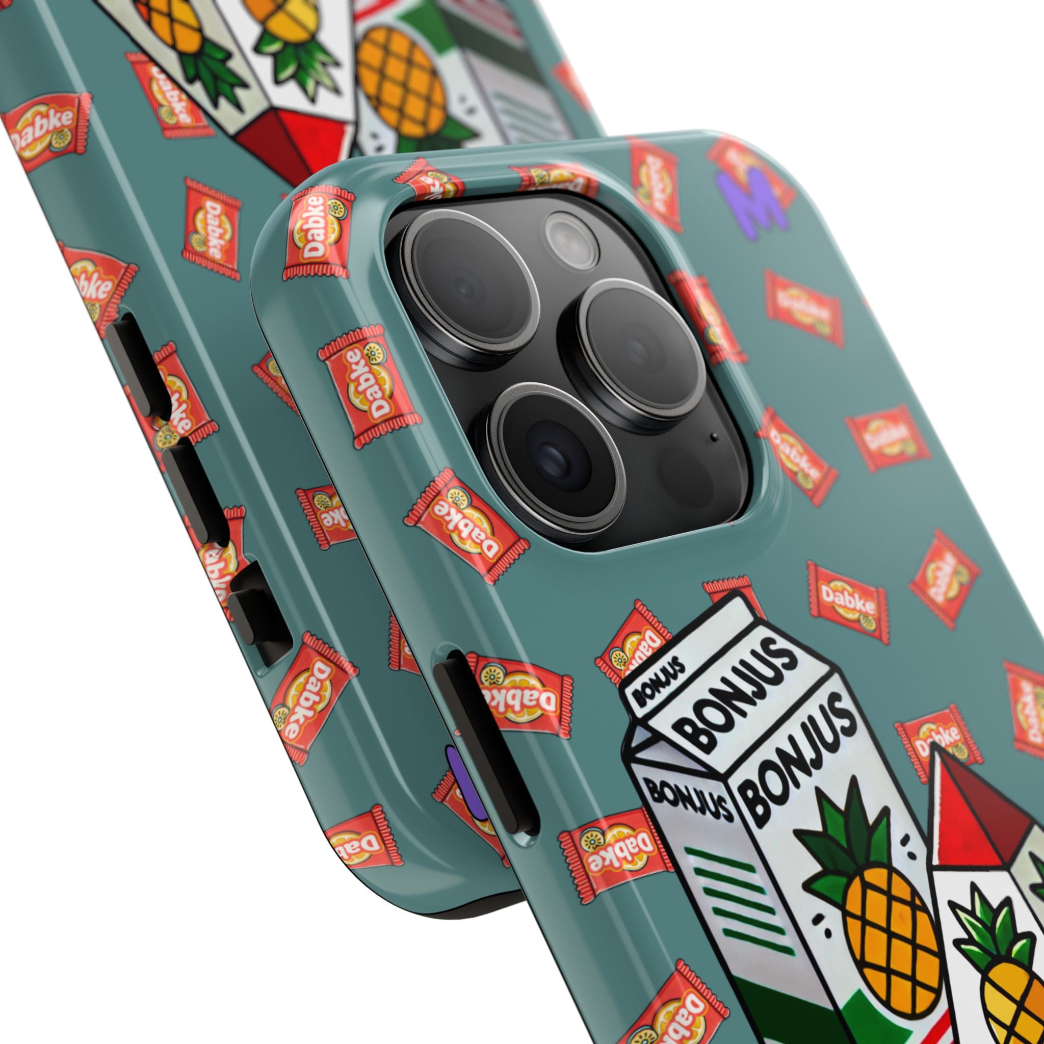 Tough Phone Case - Lebanese Pineapple Juice Design, Durable Protection