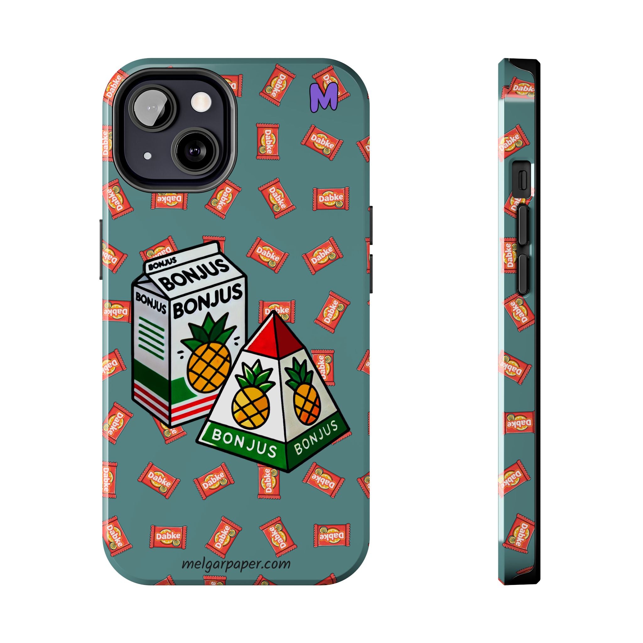 Tough Phone Case - Lebanese Pineapple Juice Design, Durable Protection
