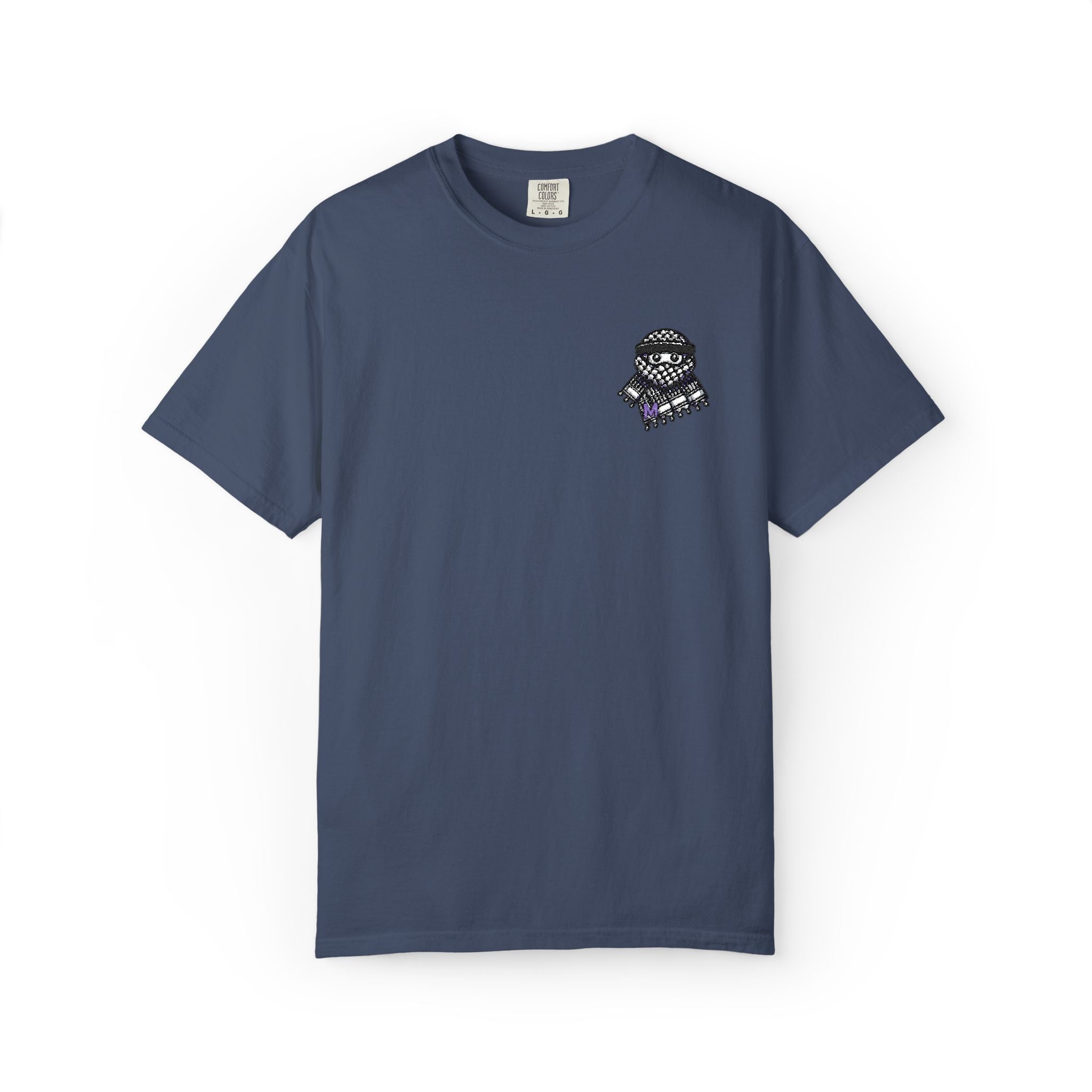 Embroidered Keffiyeh Buddy Comfort Colors® Tee — 6 Colors, S–4XL