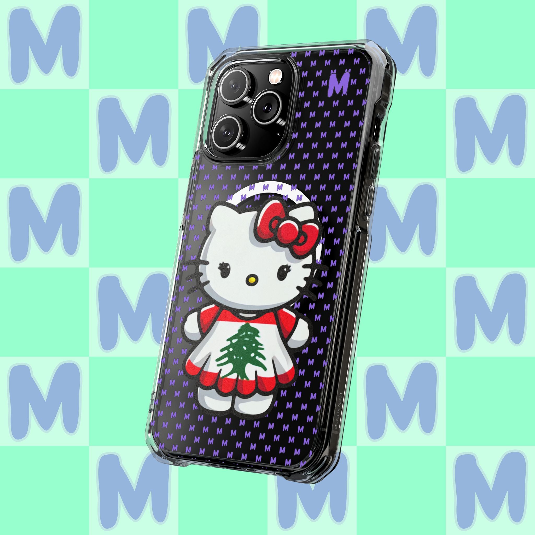 Kawaii Lebanese Pride Cedar Tree Dress Phone Case