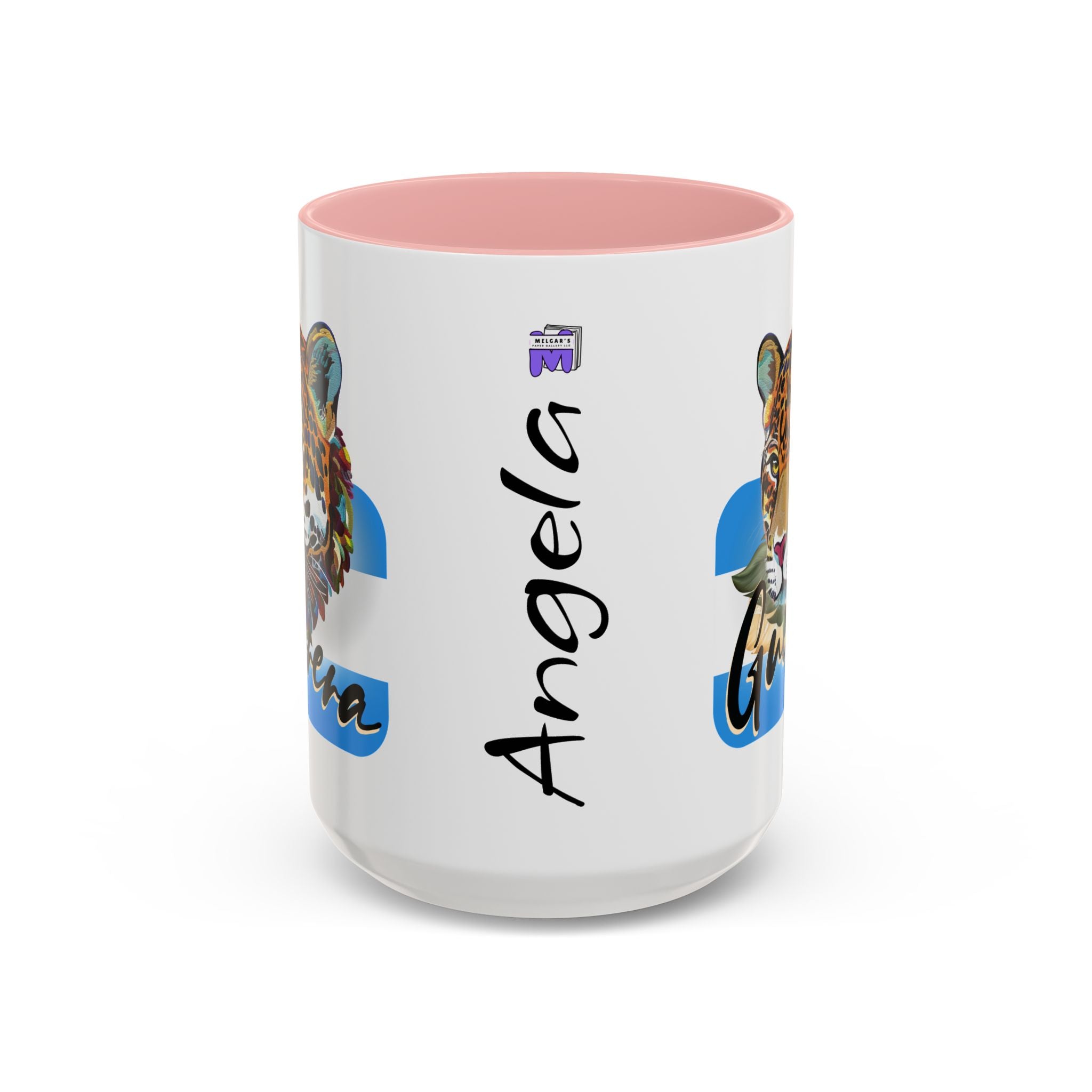 Custom! Personalized Honduras Guerrera Mug - Custom Name Coffee Cup with Powerful Jaguar Art - Inspirational Gift for Strong Honduran Latina Women & Warriors