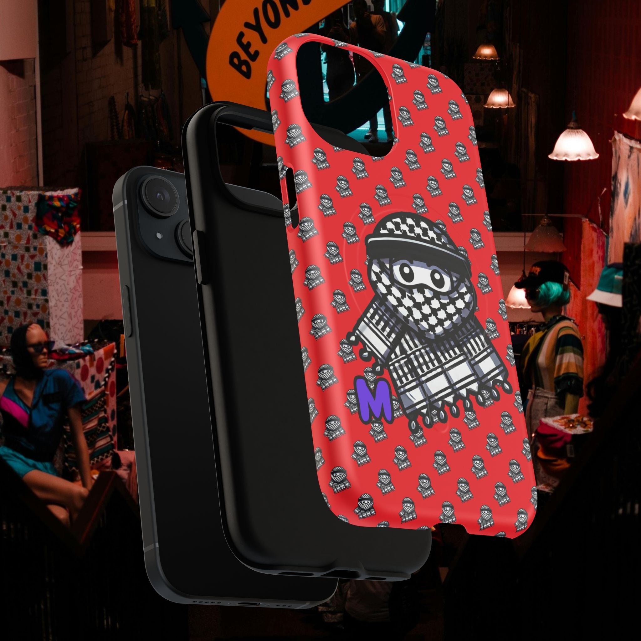 Keffiyeh Design MagSafe® Phone Case – Dual Layer Protection with Cultural Style