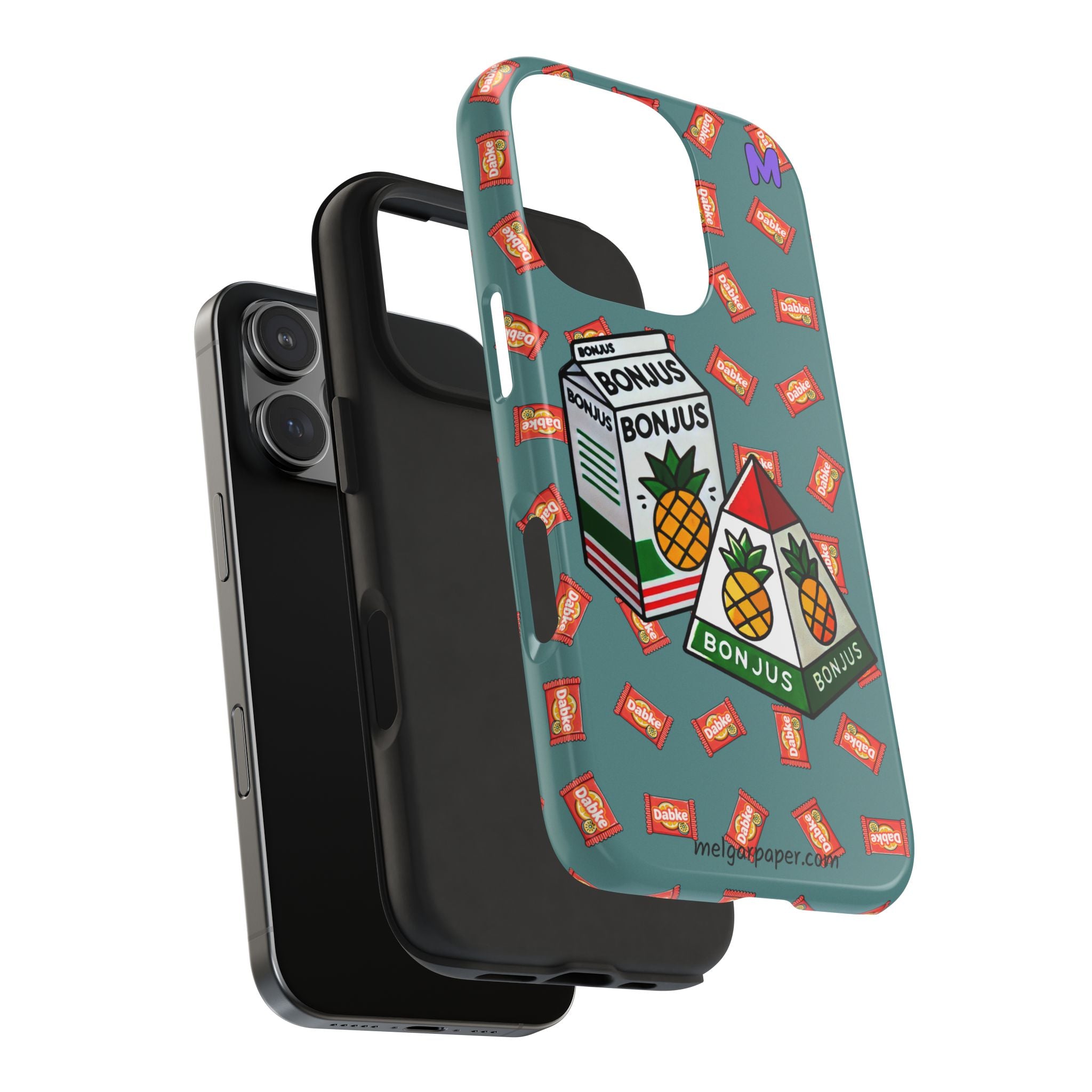 Tough Phone Case - Lebanese Pineapple Juice Design, Durable Protection