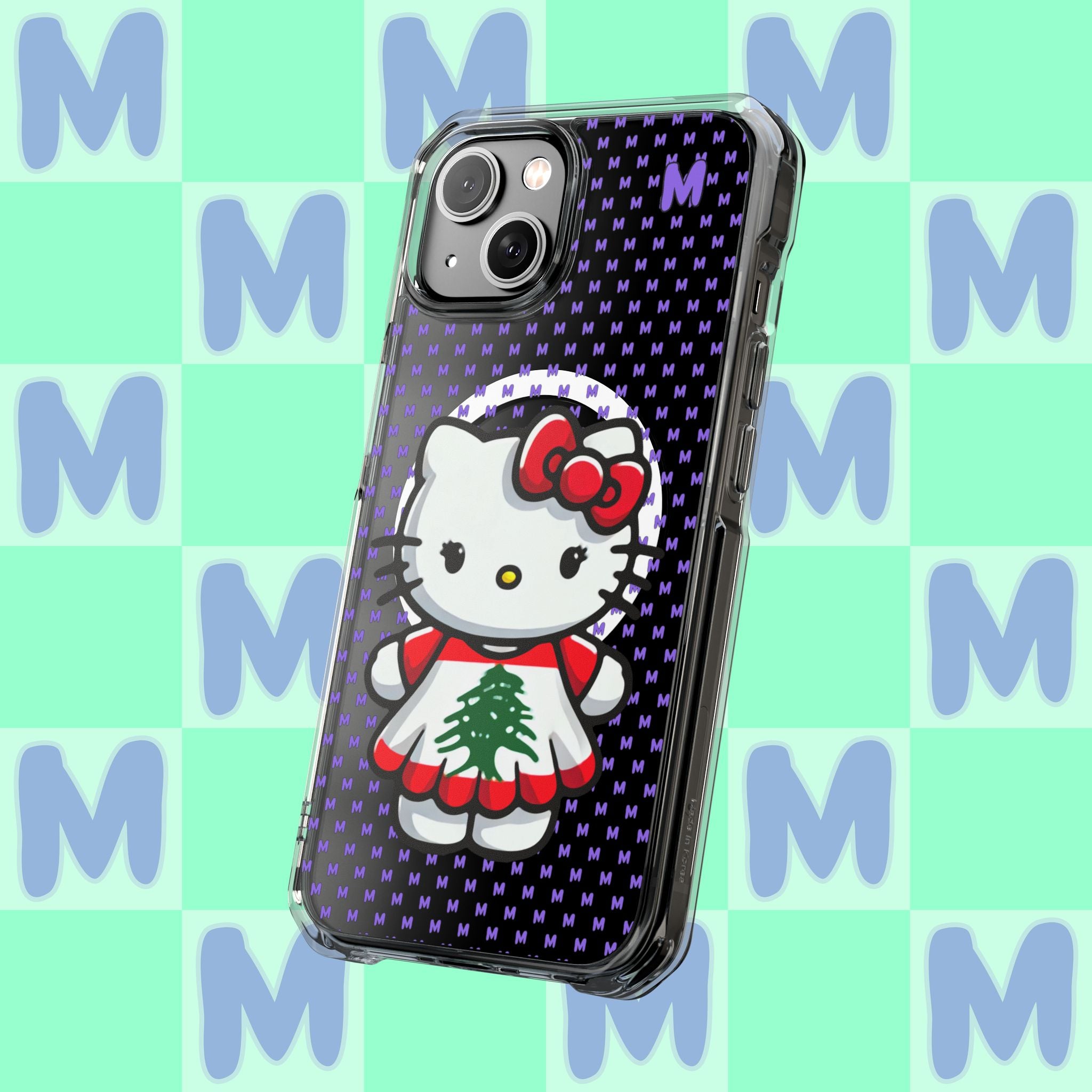 Kawaii Lebanese Pride Cedar Tree Dress Phone Case