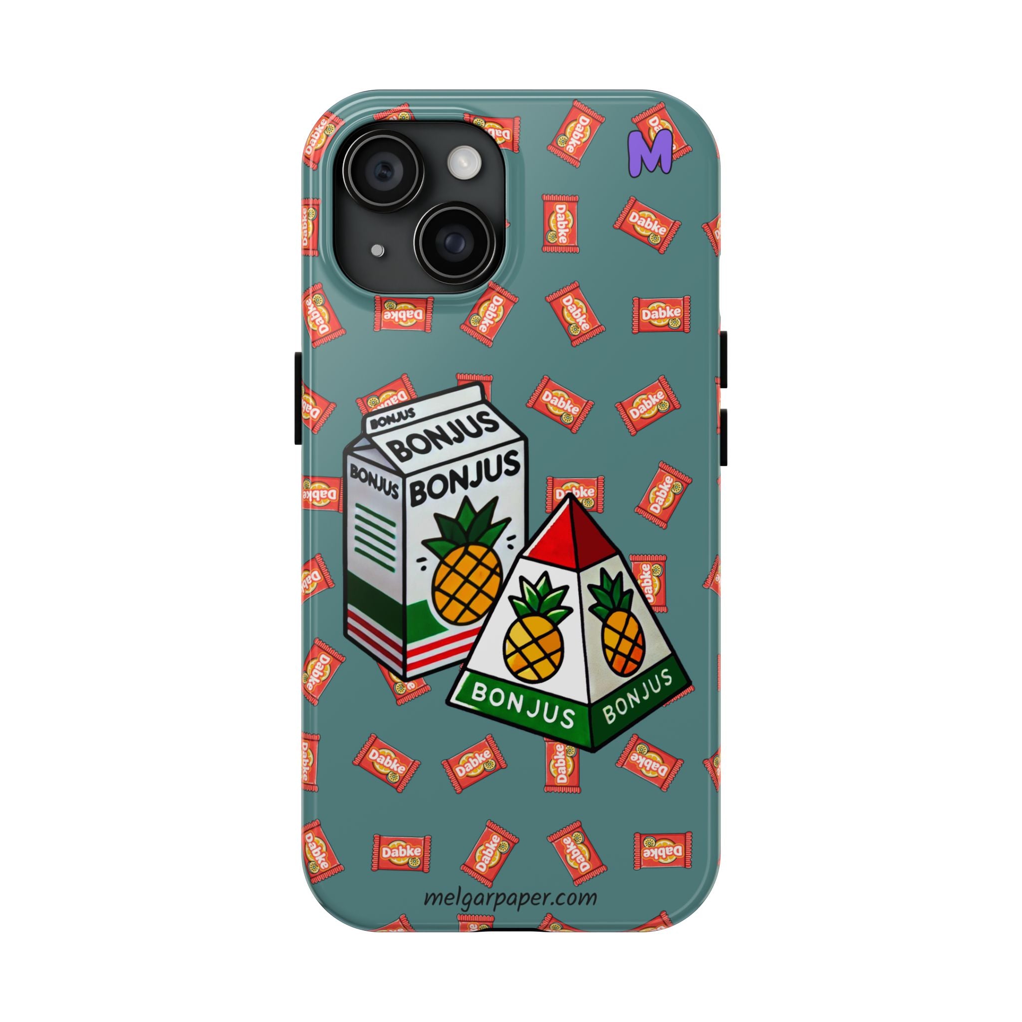 Tough Phone Case - Lebanese Pineapple Juice Design, Durable Protection