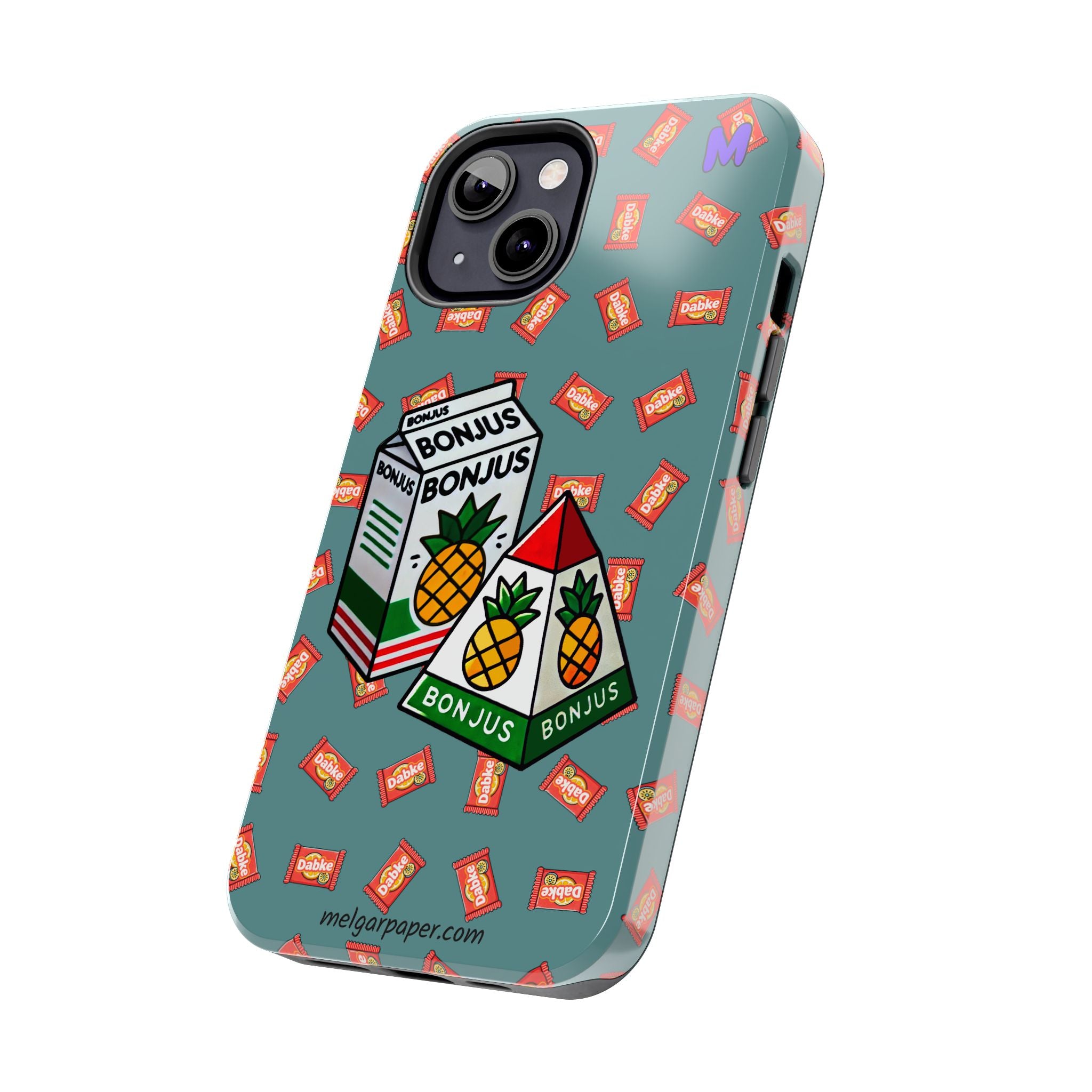 Tough Phone Case - Lebanese Pineapple Juice Design, Durable Protection